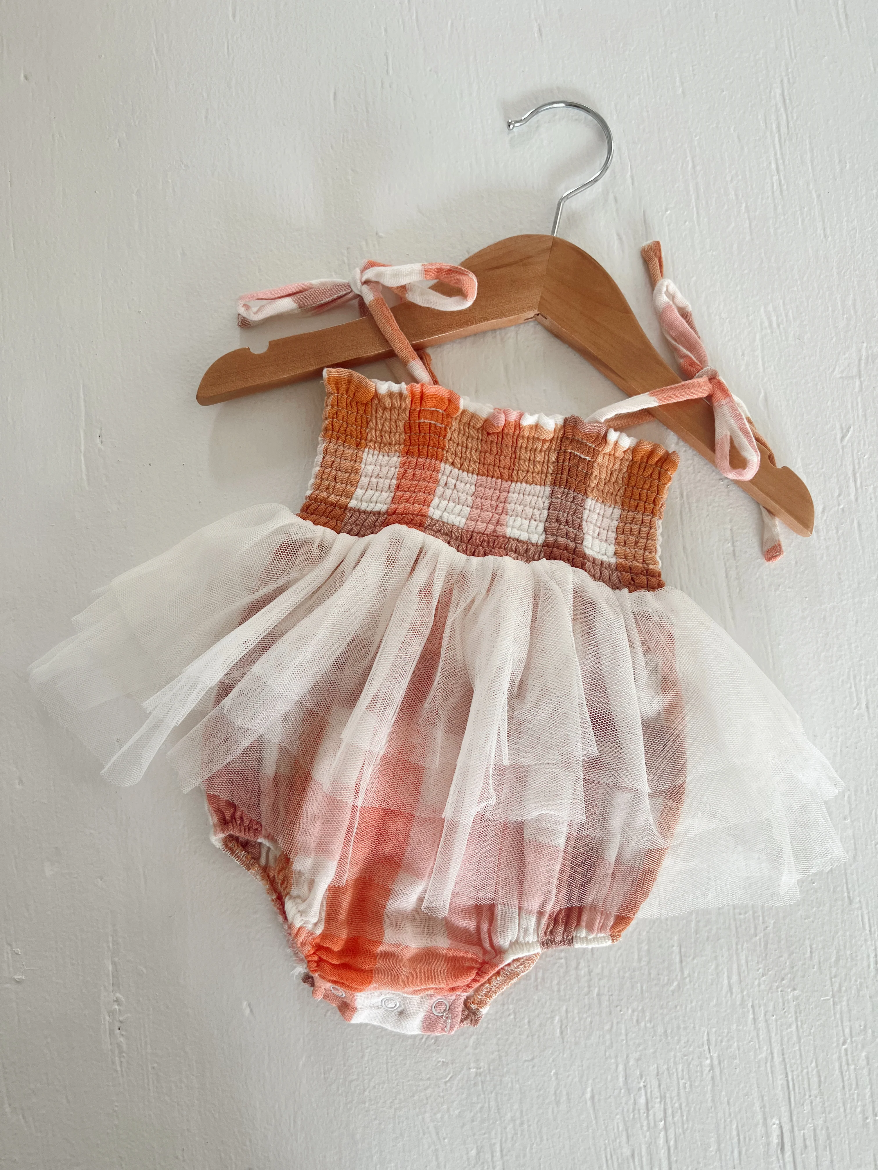 Muslin Tutu Bubble, Harvest Plaid - Image 3