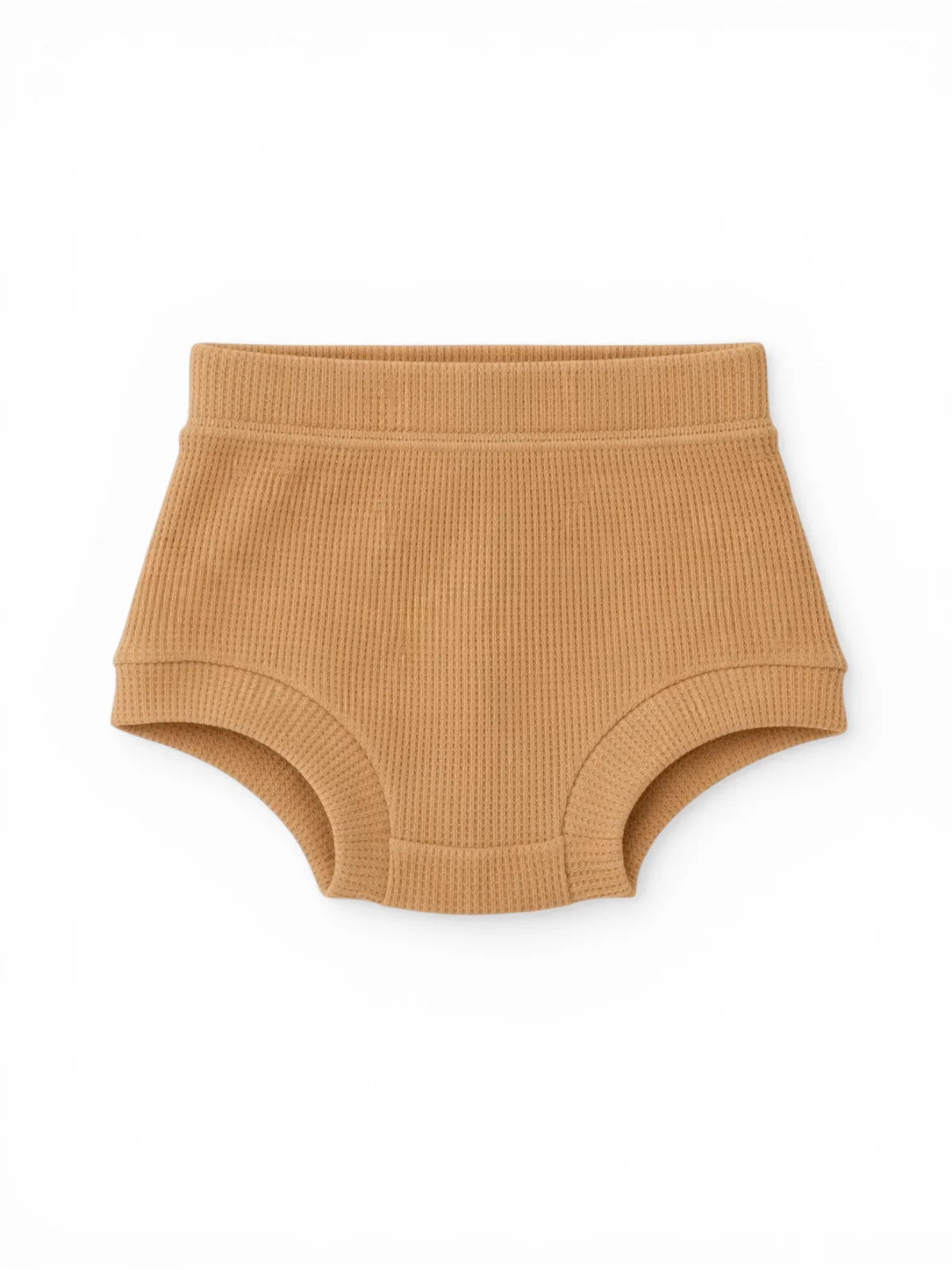 Organic Cotton Waffle Shorts, Honey