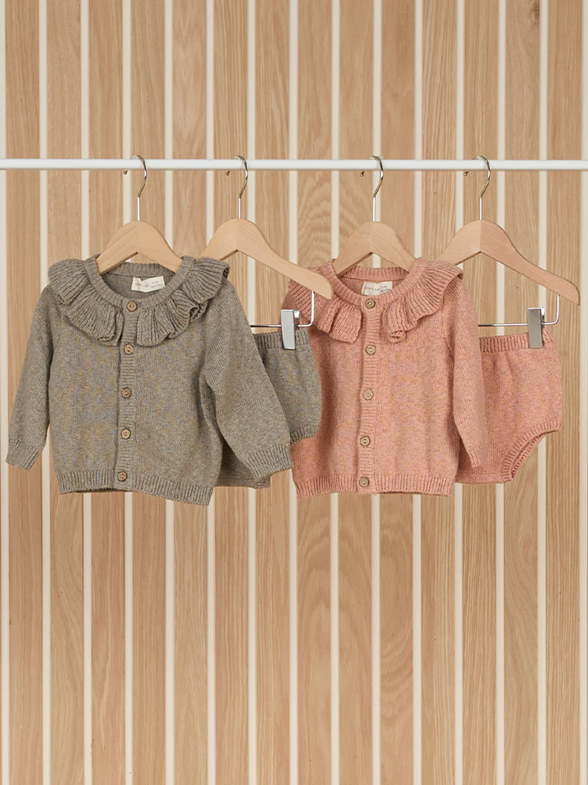 Organic Knit Bloomer, Heathered Rose - Image 3