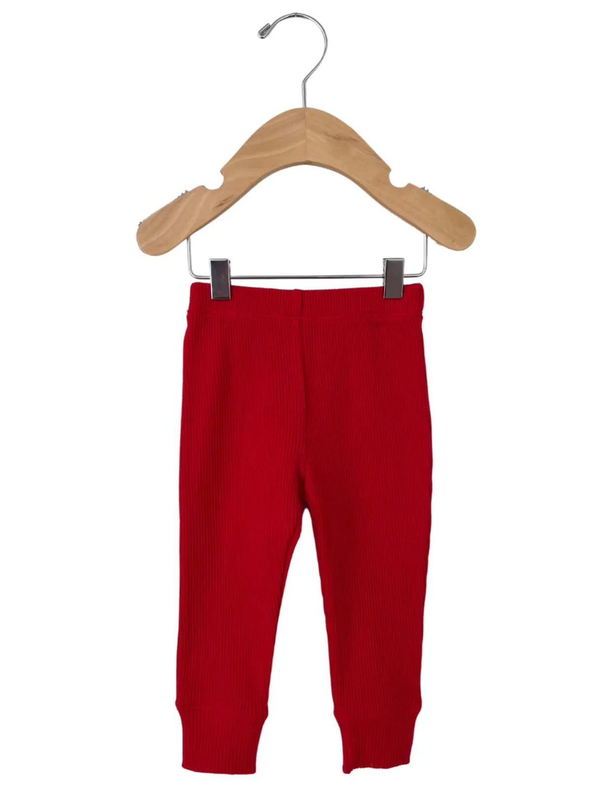 Organic Waffle 2-Piece Set, Red - Image 3