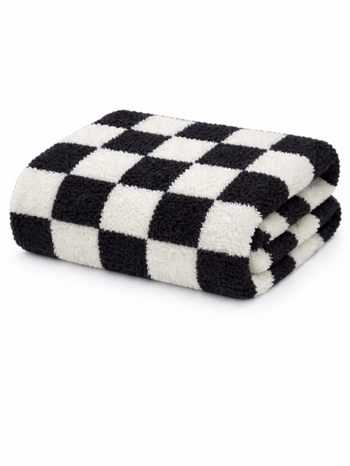 Phufy® Bliss Checkerboard Blanket, Black