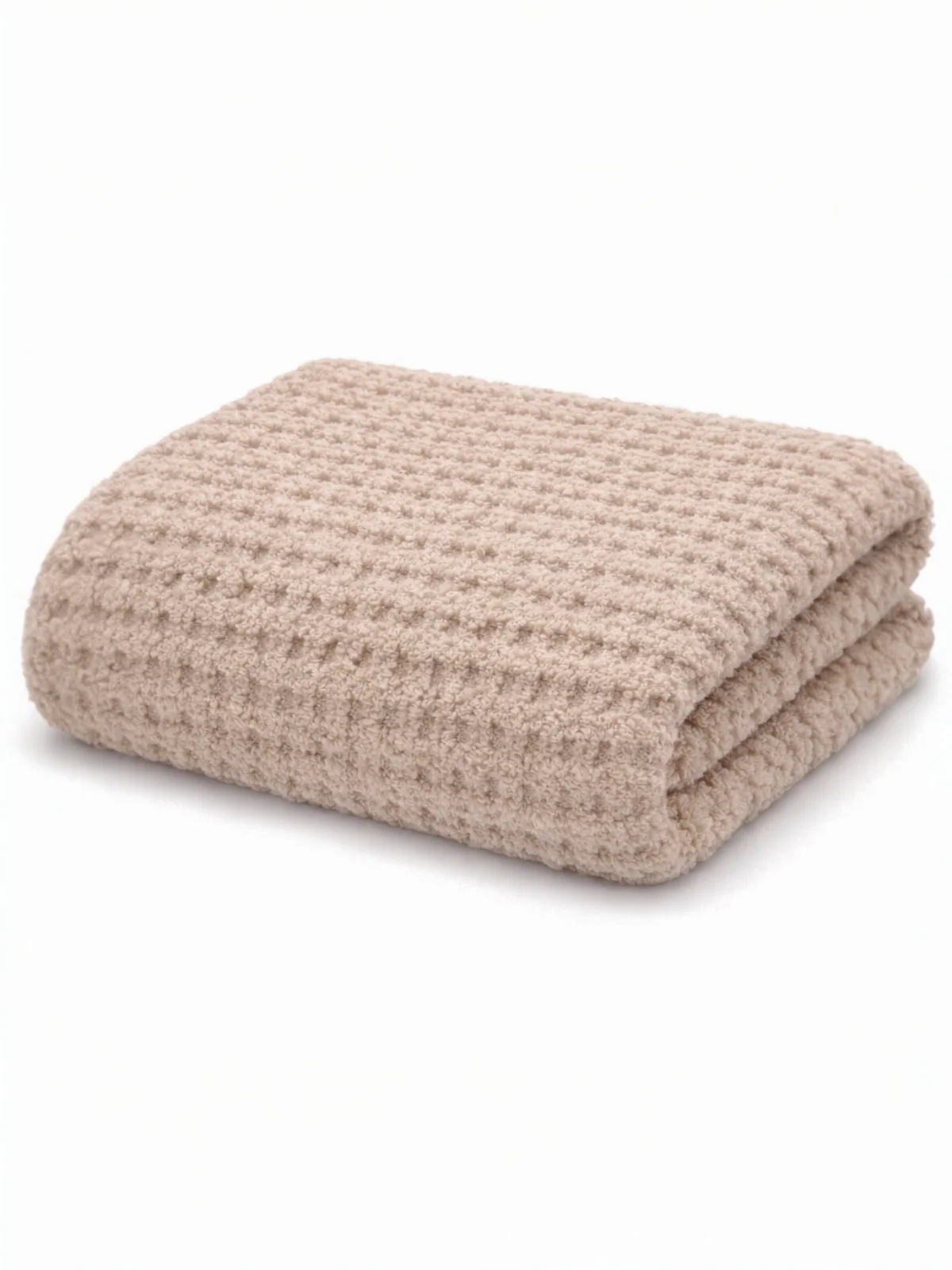 Phufy® Bliss Waffle Blanket, Desert Tan
