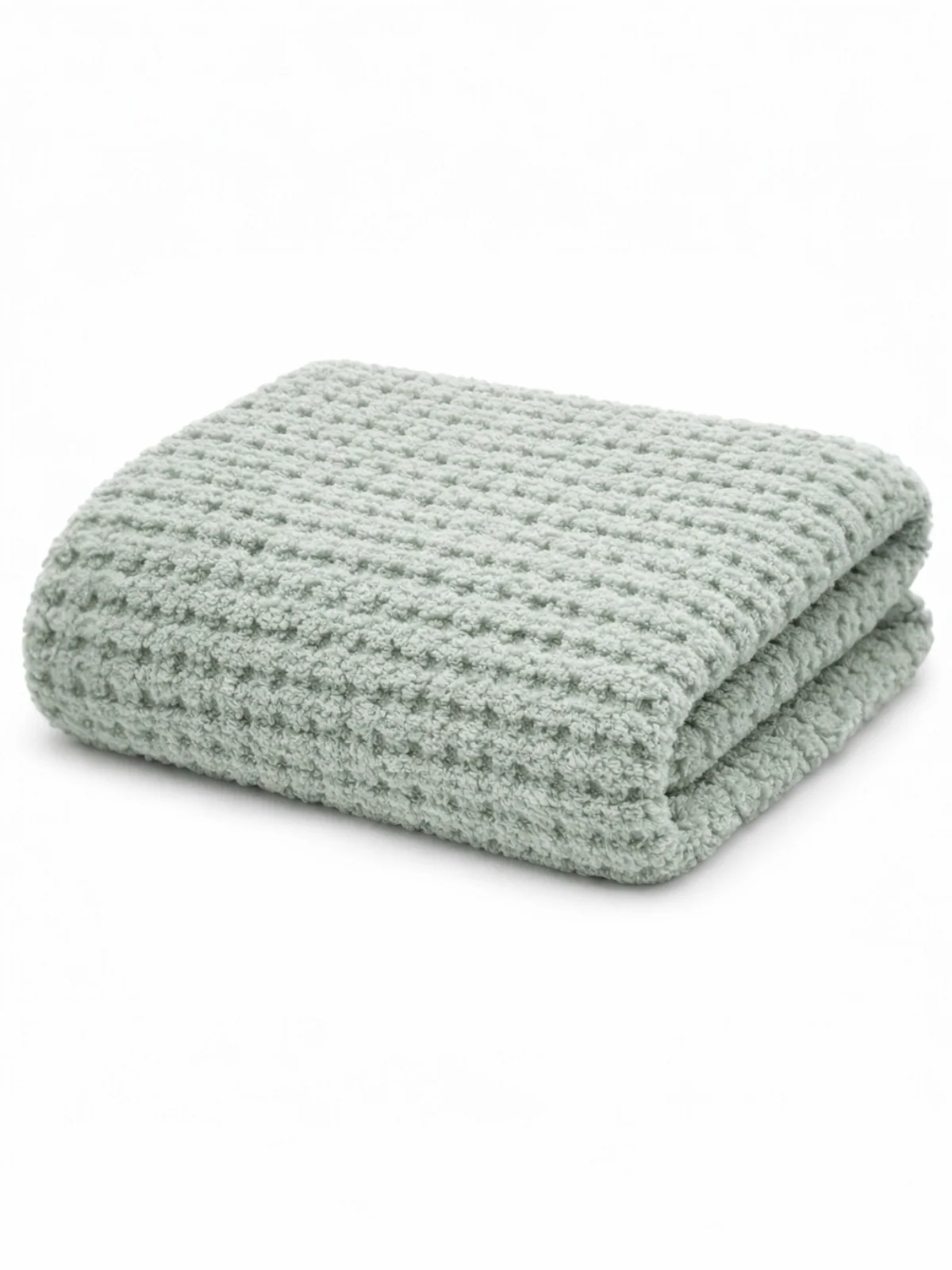 Phufy® Bliss Waffle Blanket, Mist Green