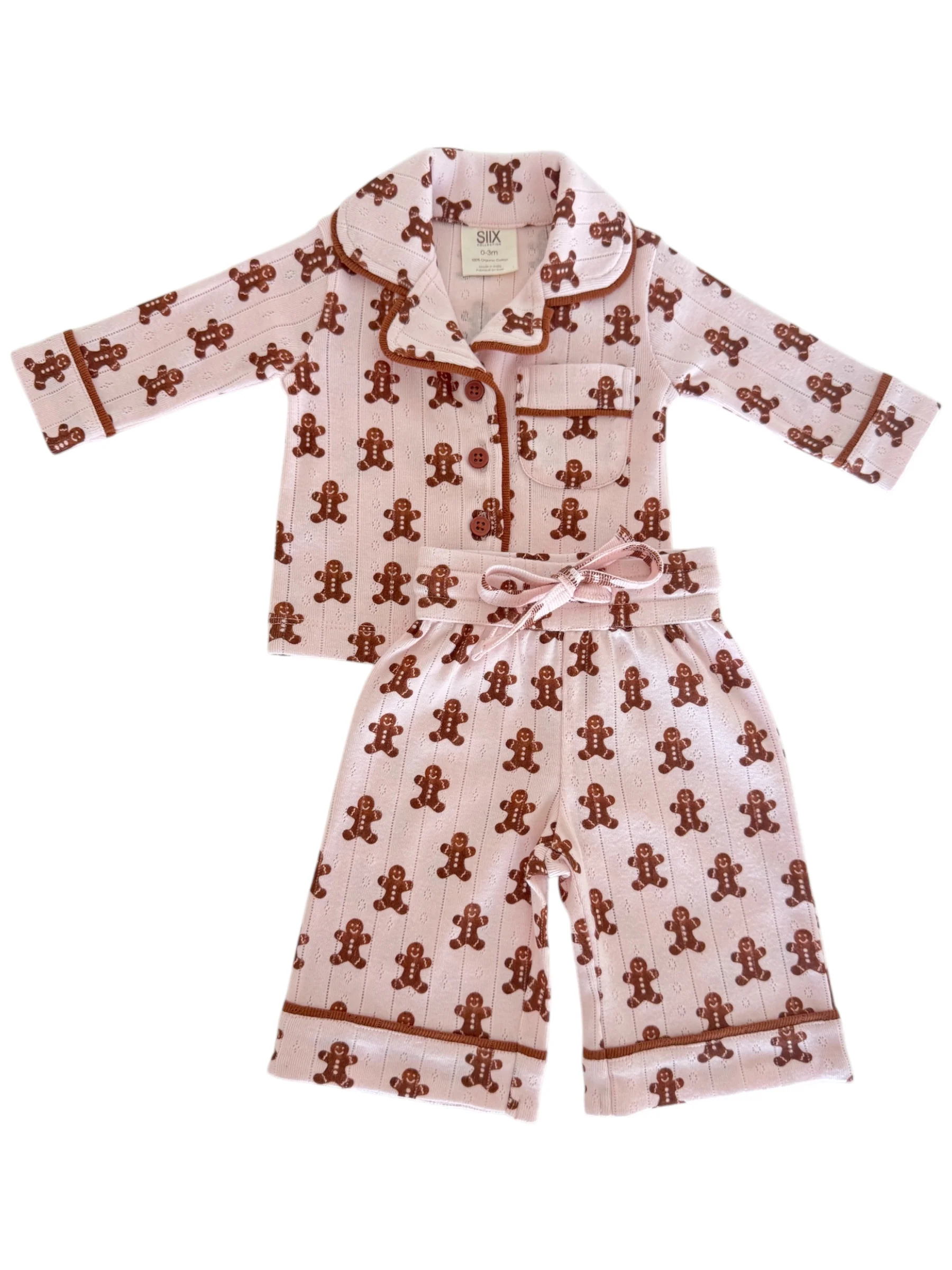 Blush Gingerbread / Organic Pointelle Lounge Set - Image 6