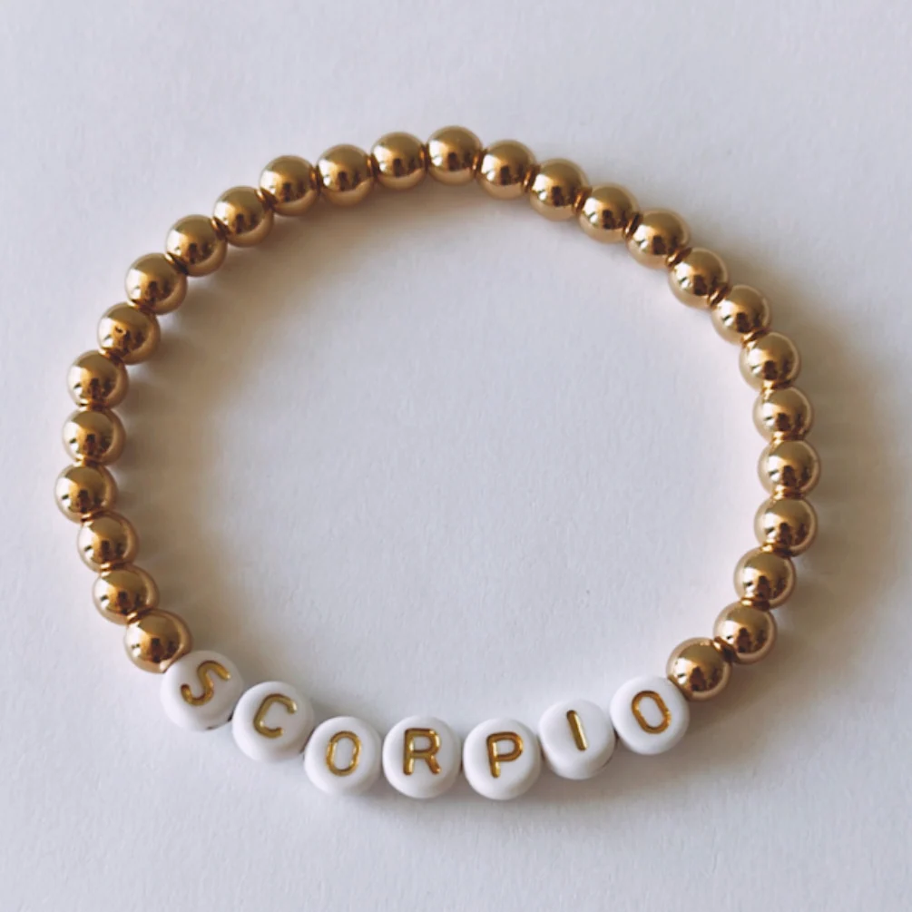 Pnkie Horoscope Beaded Bracelet, Scorpio