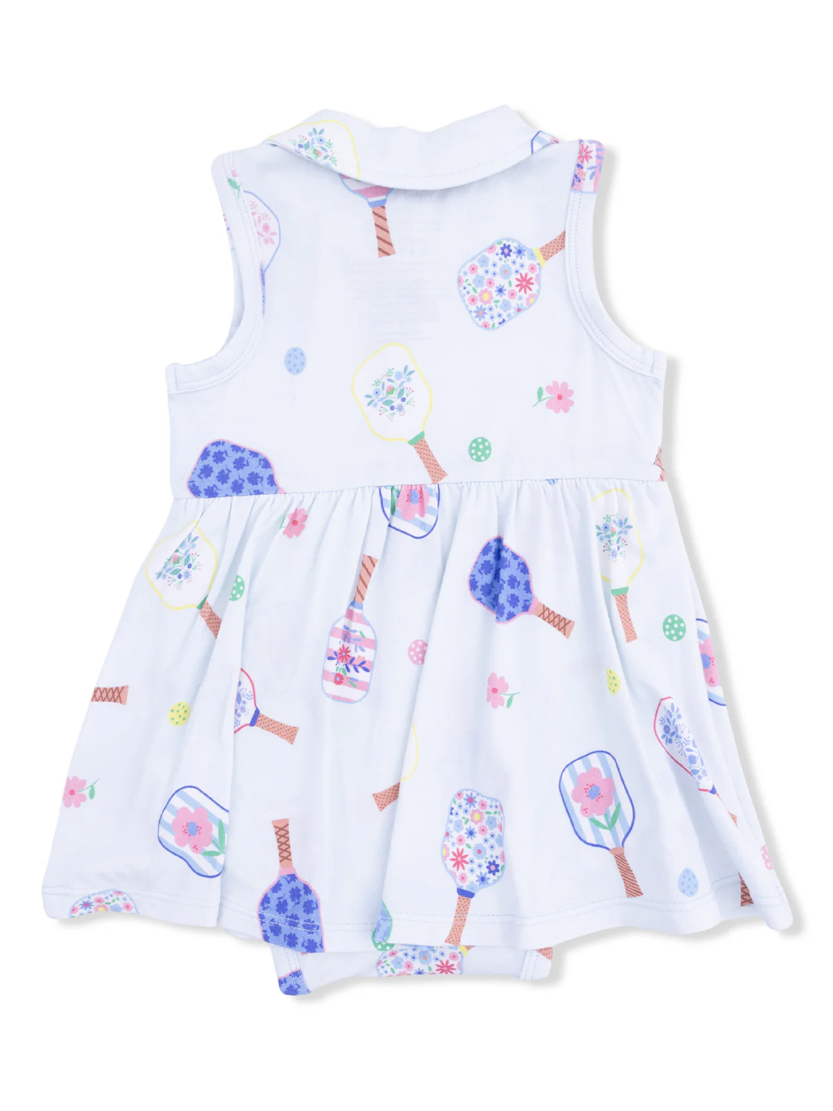 Polo Tennis Bodysuit Dress, Floral Pickleball - Image 2