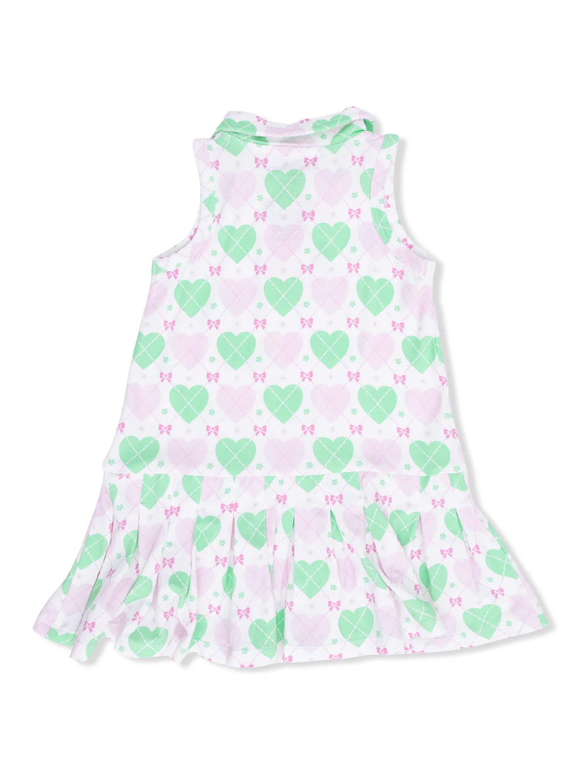Polo Tennis Dress & Shorts Set, Heart Argyle - Image 2