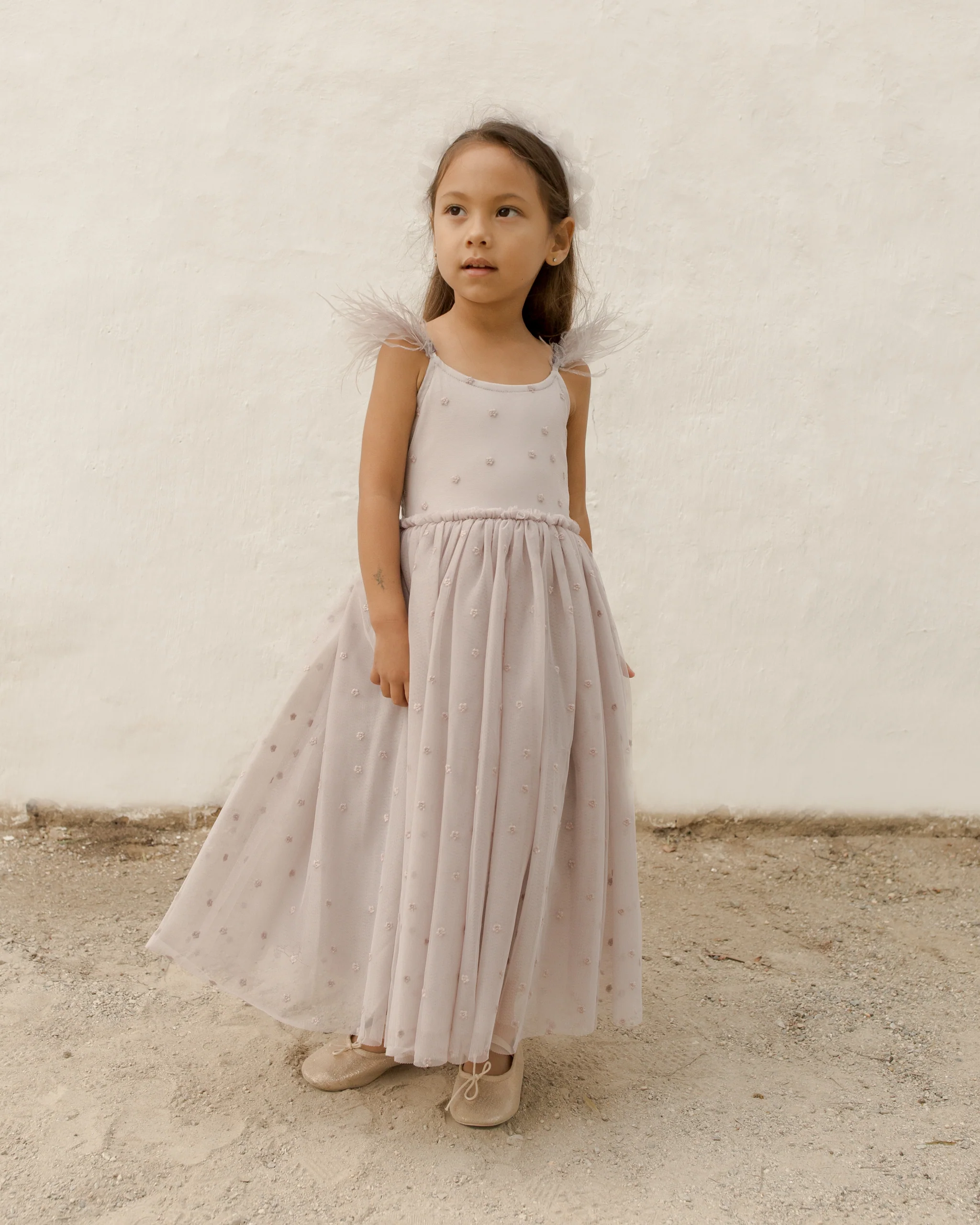 Poppy Dress, Cloud - Image 10