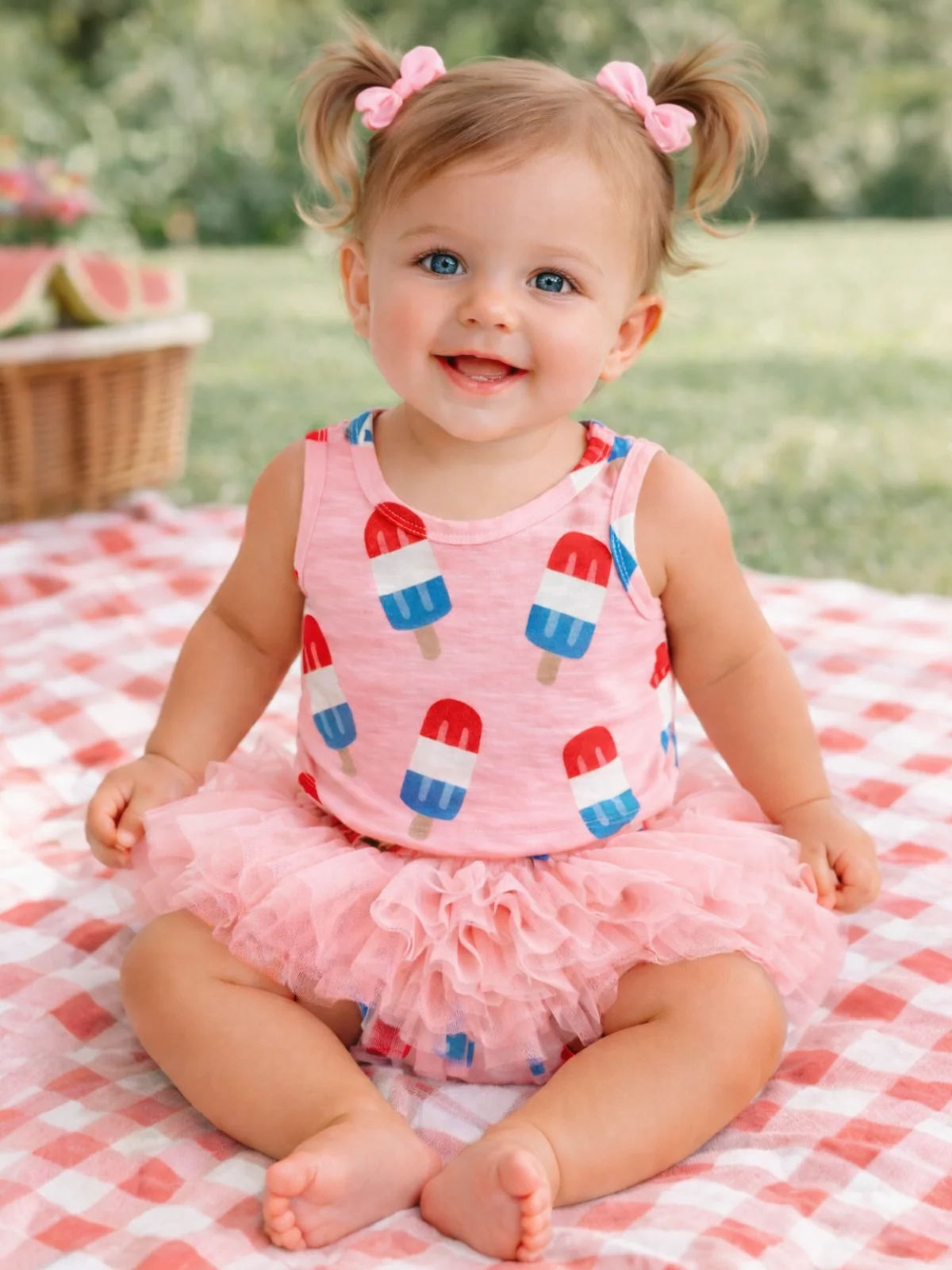 Popsicle Pink / Organic Tutu Bloomer Set