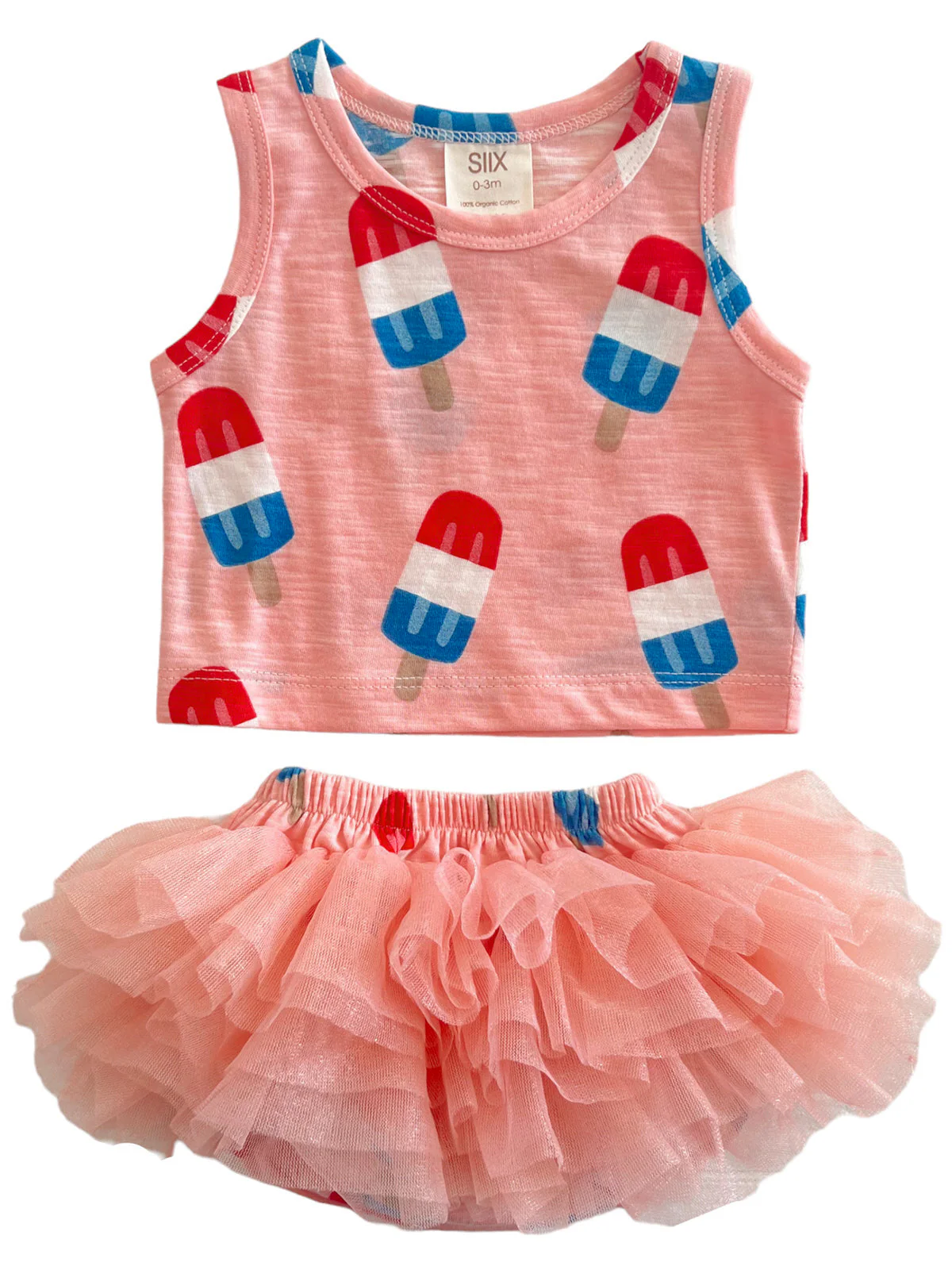 Popsicle Pink / Organic Tutu Bloomer Set - Image 2