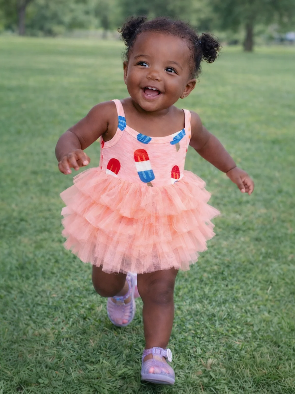Popsicle Pink / Organic Tutu Bodysuit