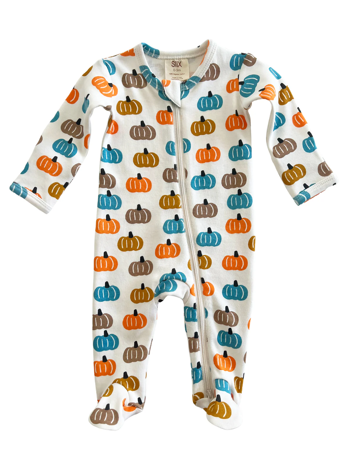 Pumpkin Patch / Organic Zip Footie - Image 3