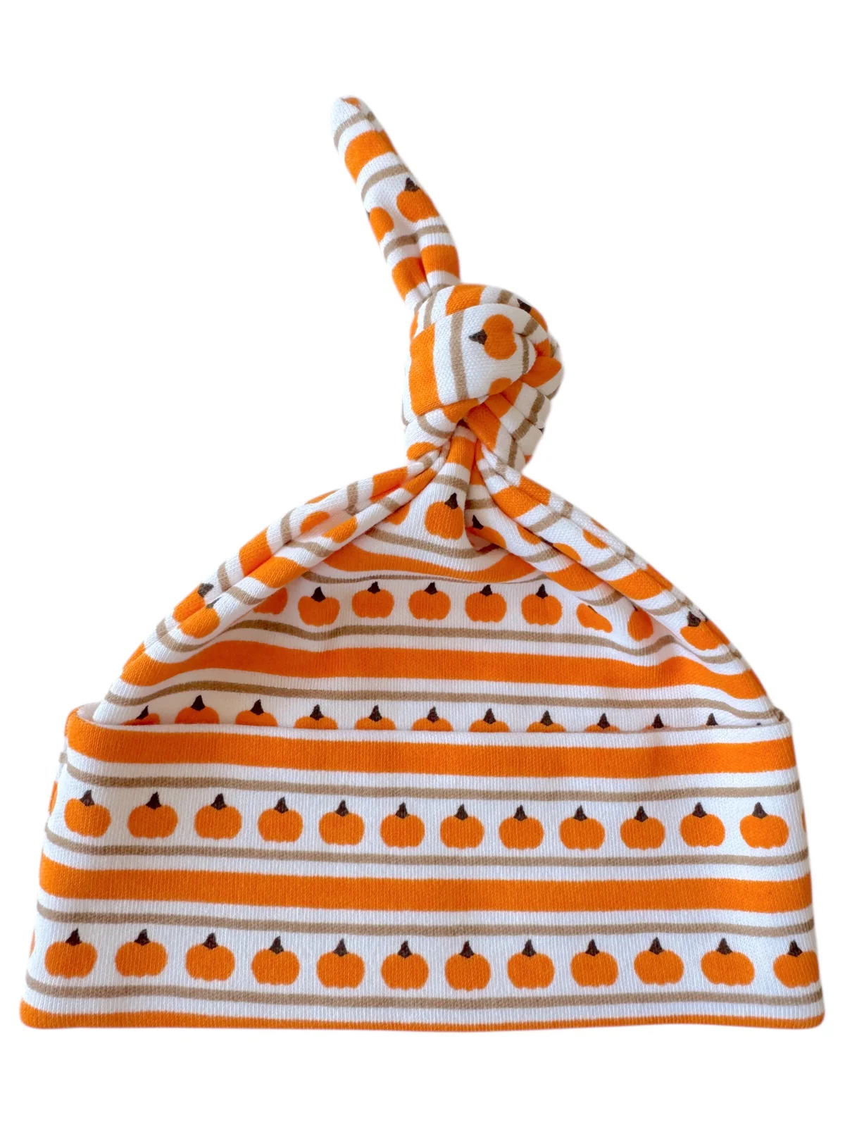 Pumpkin Stripe / Organic Beanie - Image 2