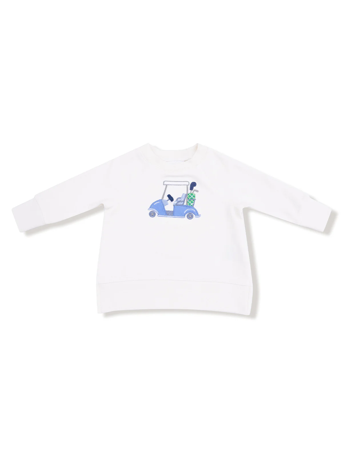 Raglan Sweatshirt, Golf Cart Blue