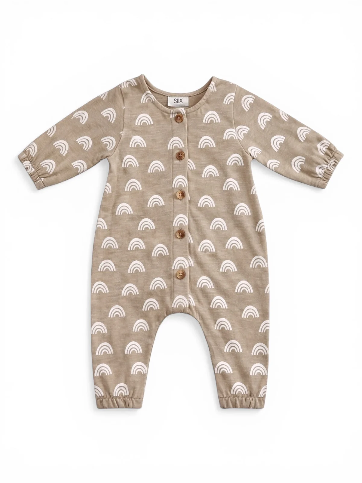 Rainbow / Organic Long Sleeve Bay Jumpsuit - Image 2