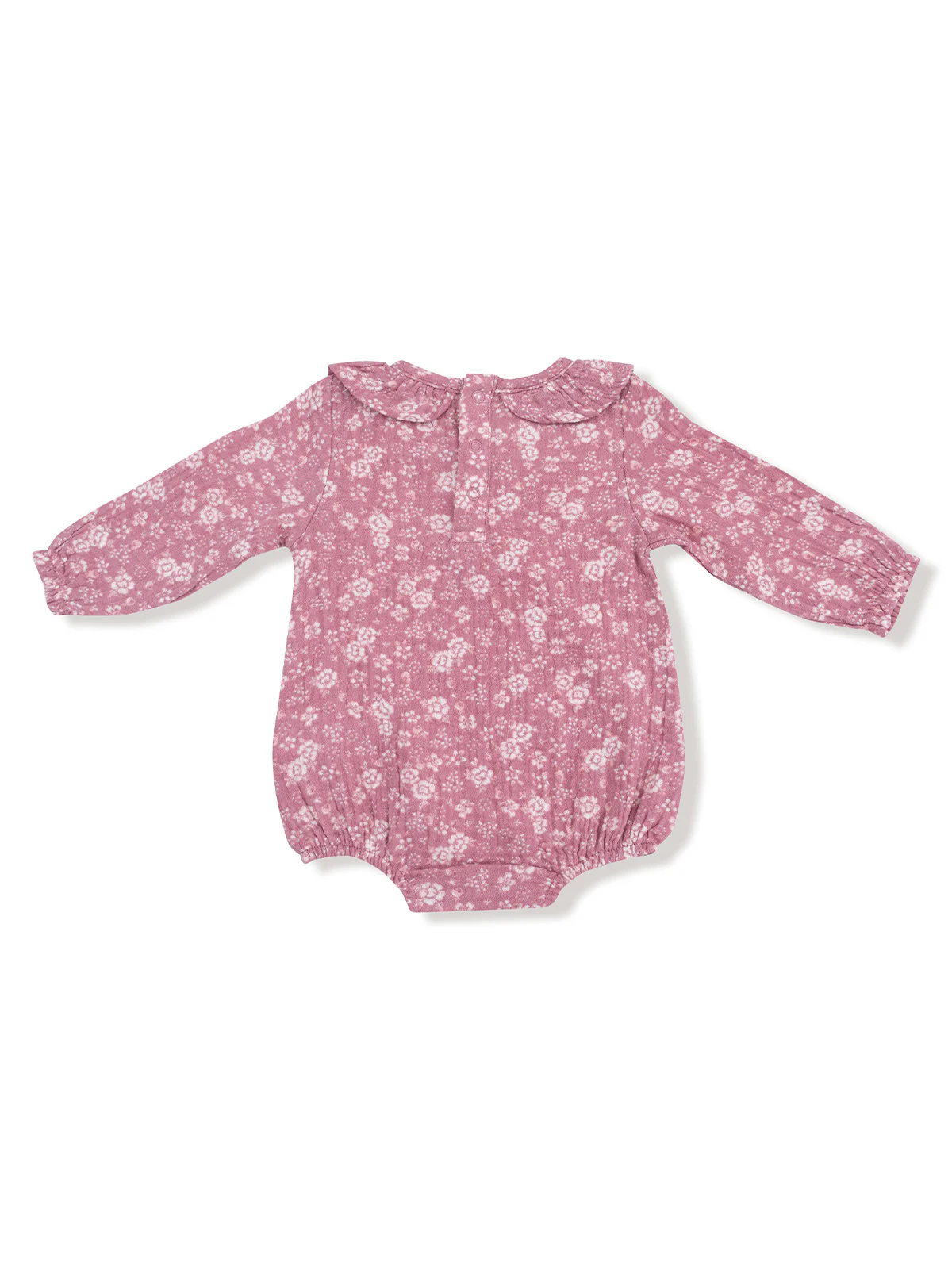 Ruffle Collar Bubble Bodysuit, Bandana Floral - Image 2