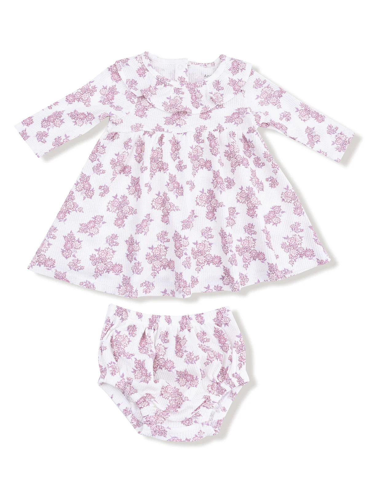 Ruffle Collar Dress & Bloomer, Countryside Coreopsis