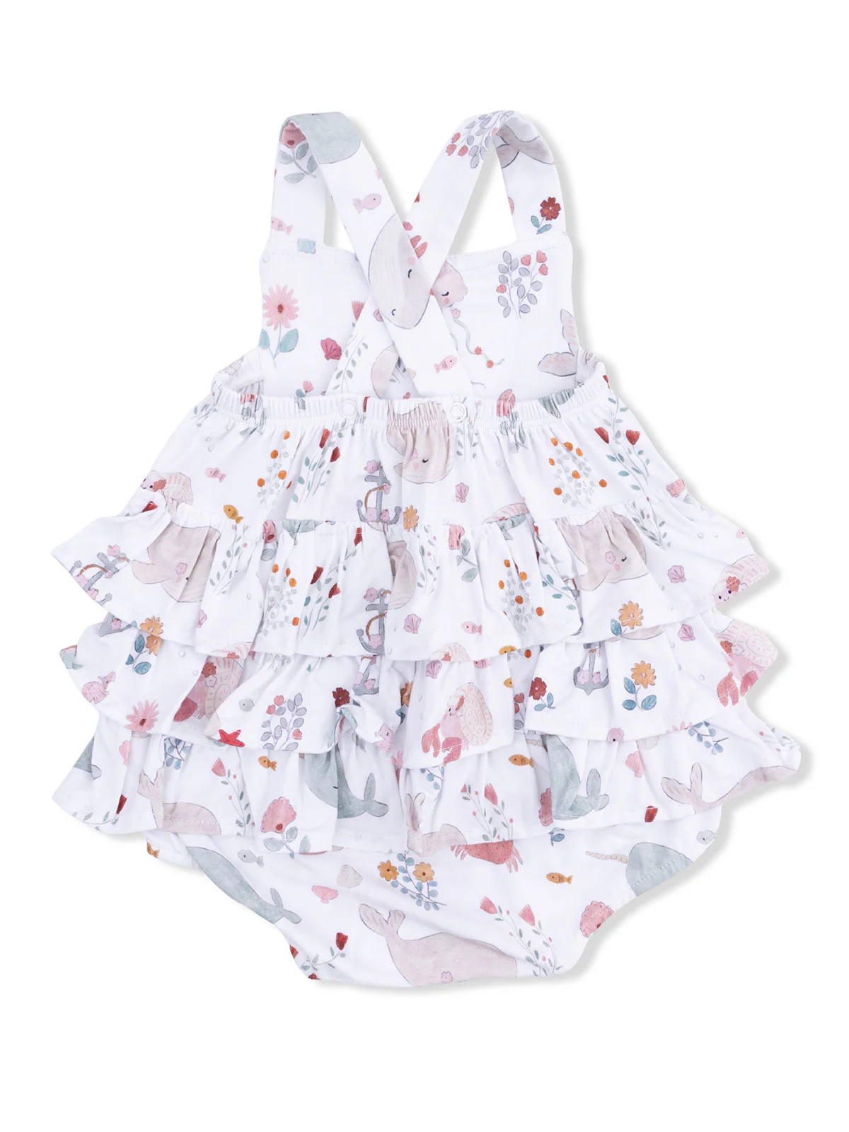 Ruffle Sunsuit, Garden Sea Creatures - Image 2
