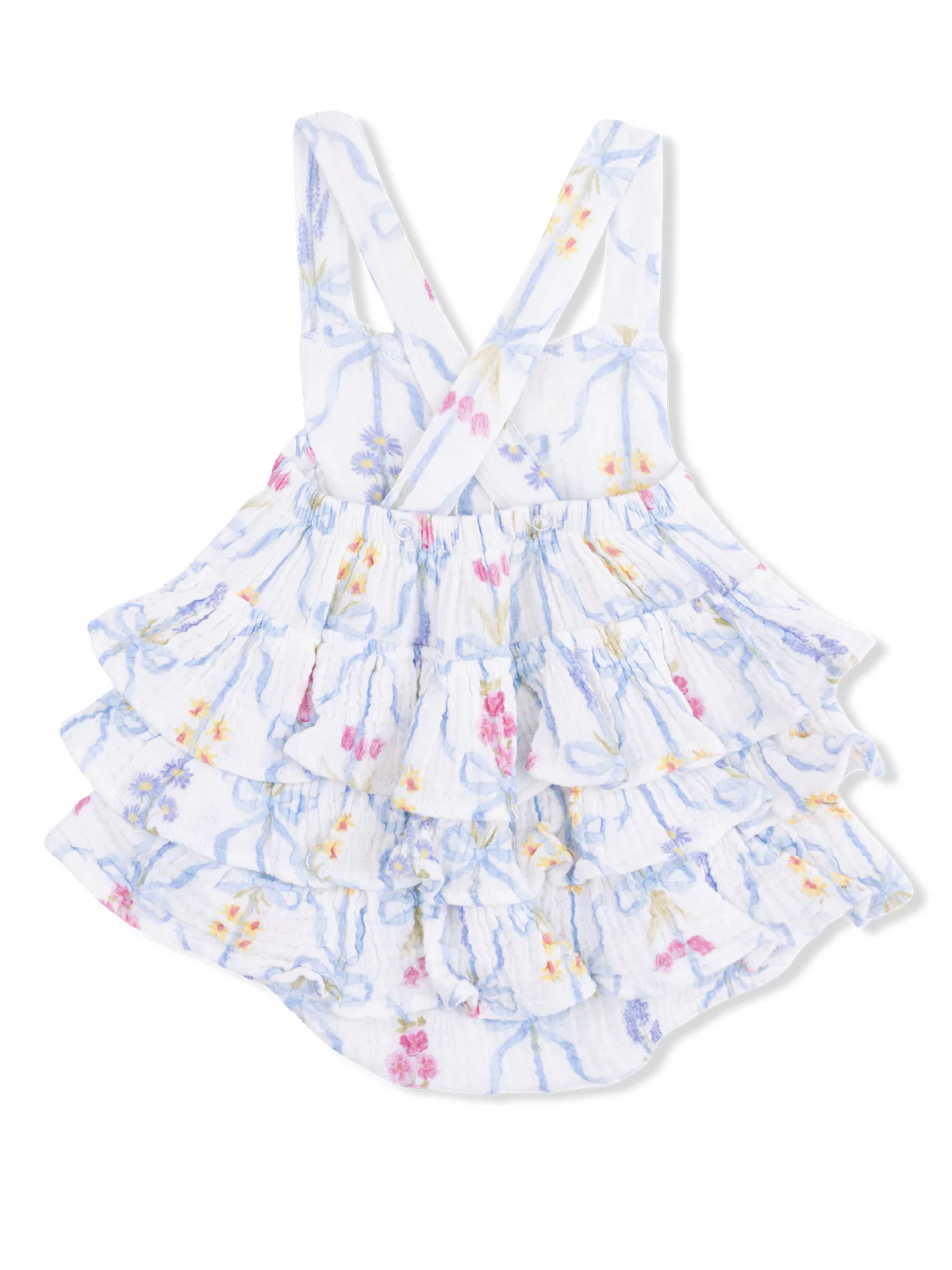 Ruffle Sunsuit, Ribbon Bouquets - Image 3