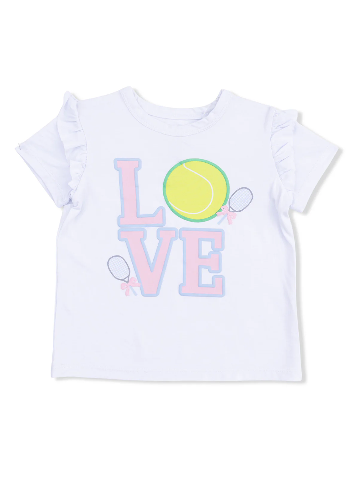 Ruffle Tee, Pretty Tennis