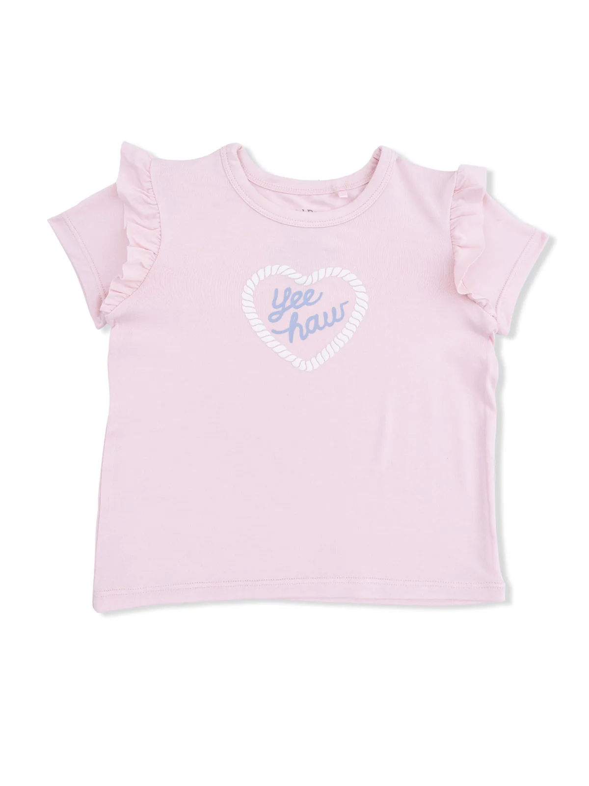Ruffle Tee, Yee Haw Cowgirl