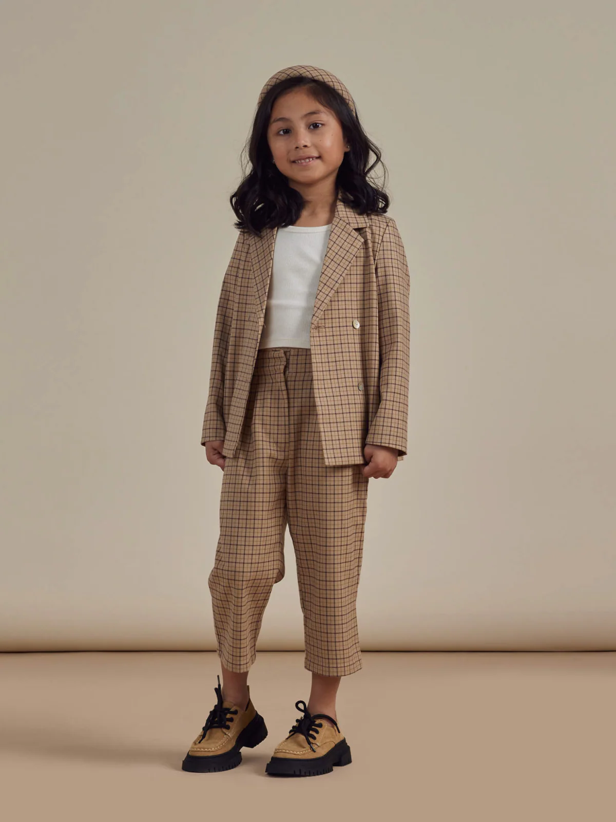 Rylee & Cru Brooklyn Trouser, Autumn Plaid - Image 2