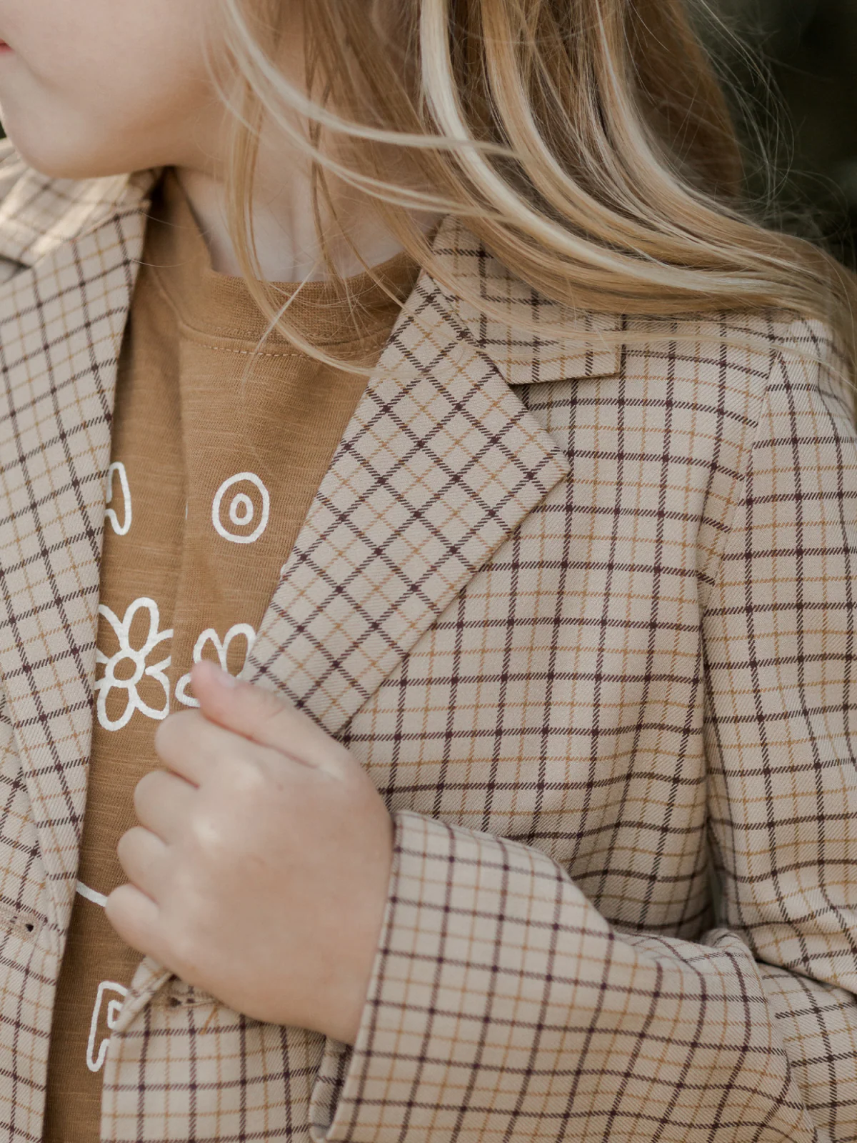 Rylee & Cru Double Breasted Blazer, Autumn Plaid - Image 7