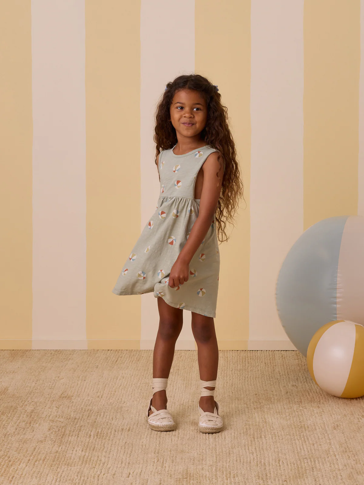 Rylee & Cru Layla Dress, Beach Balls - Image 3