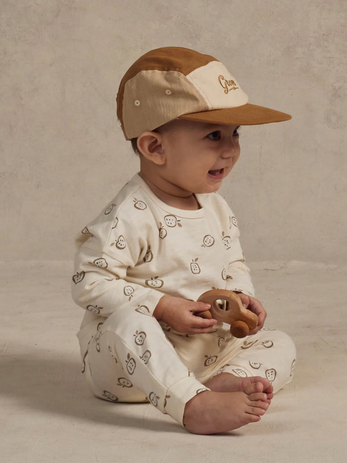 Rylee & Cru Long Sleeve Tee, Apples - Image 2