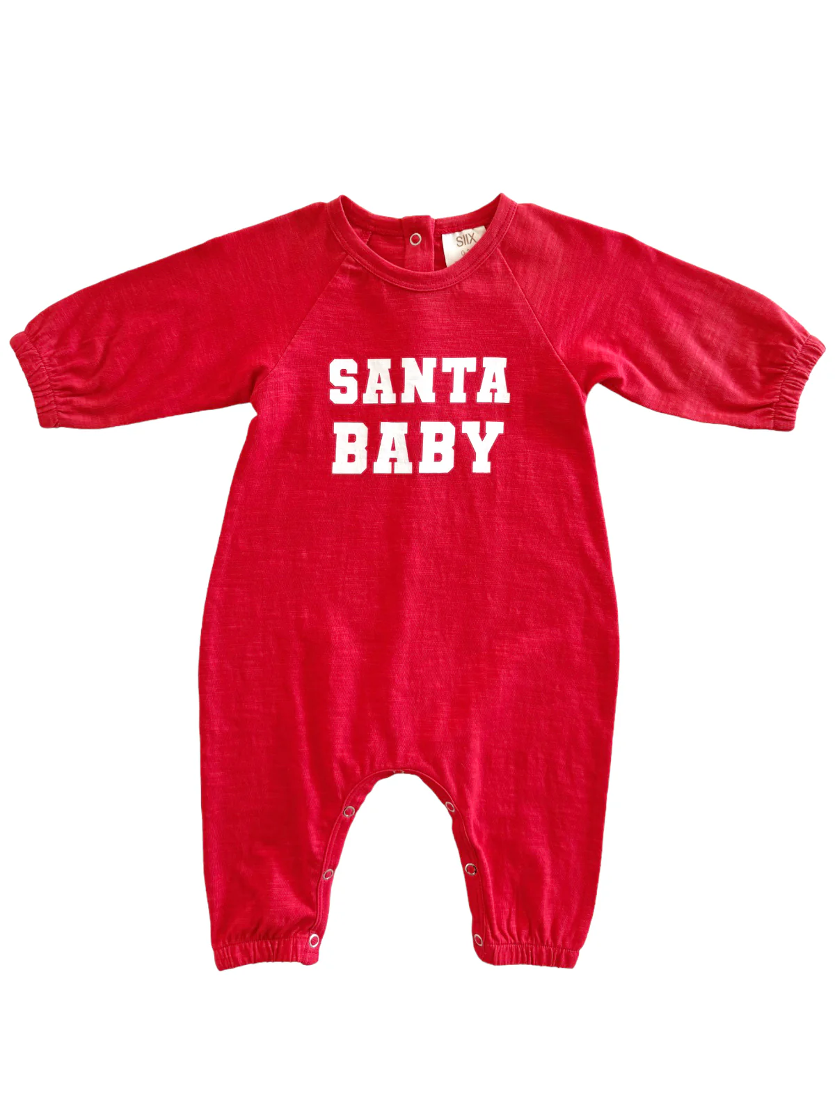 Santa Baby / Organic Long Sleeve Jumpsuit - Image 2