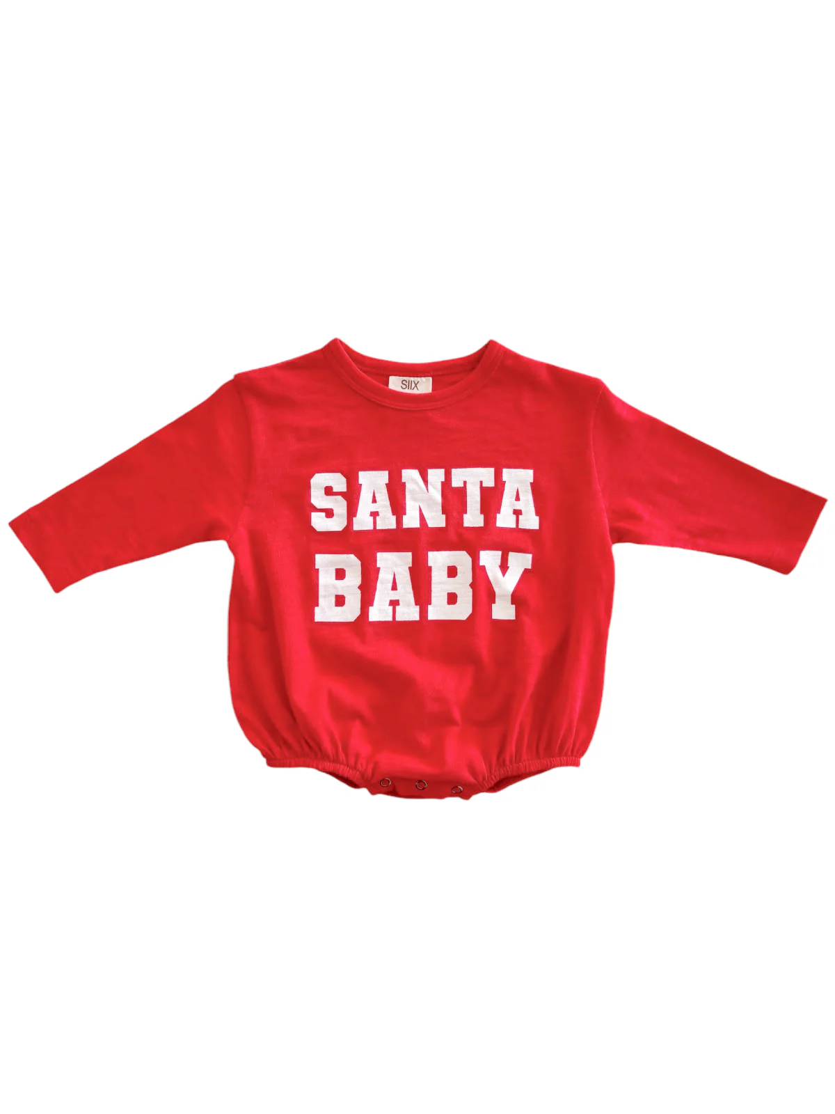 Santa Baby / Organic Long Sleeve T-Shirt Bubble - Image 2