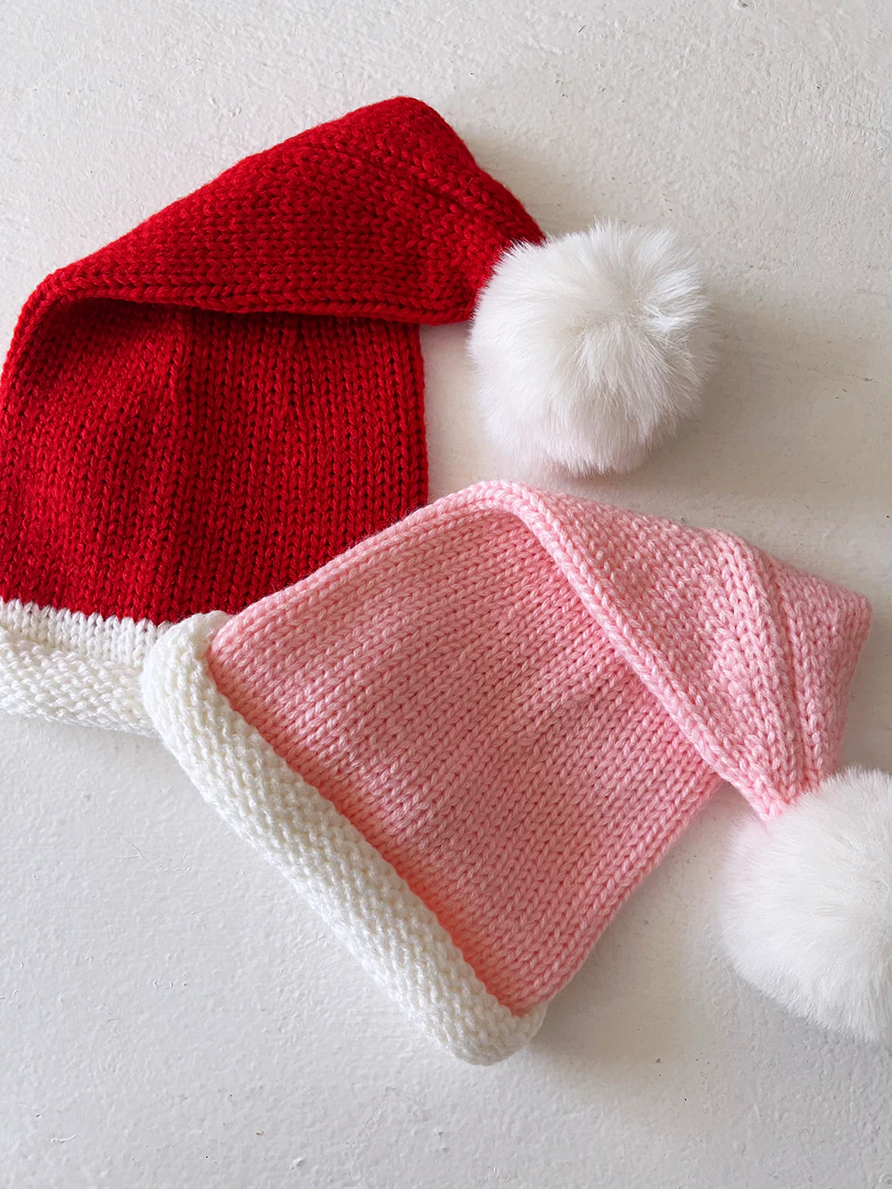Santa Knit Hat, Red - Image 4