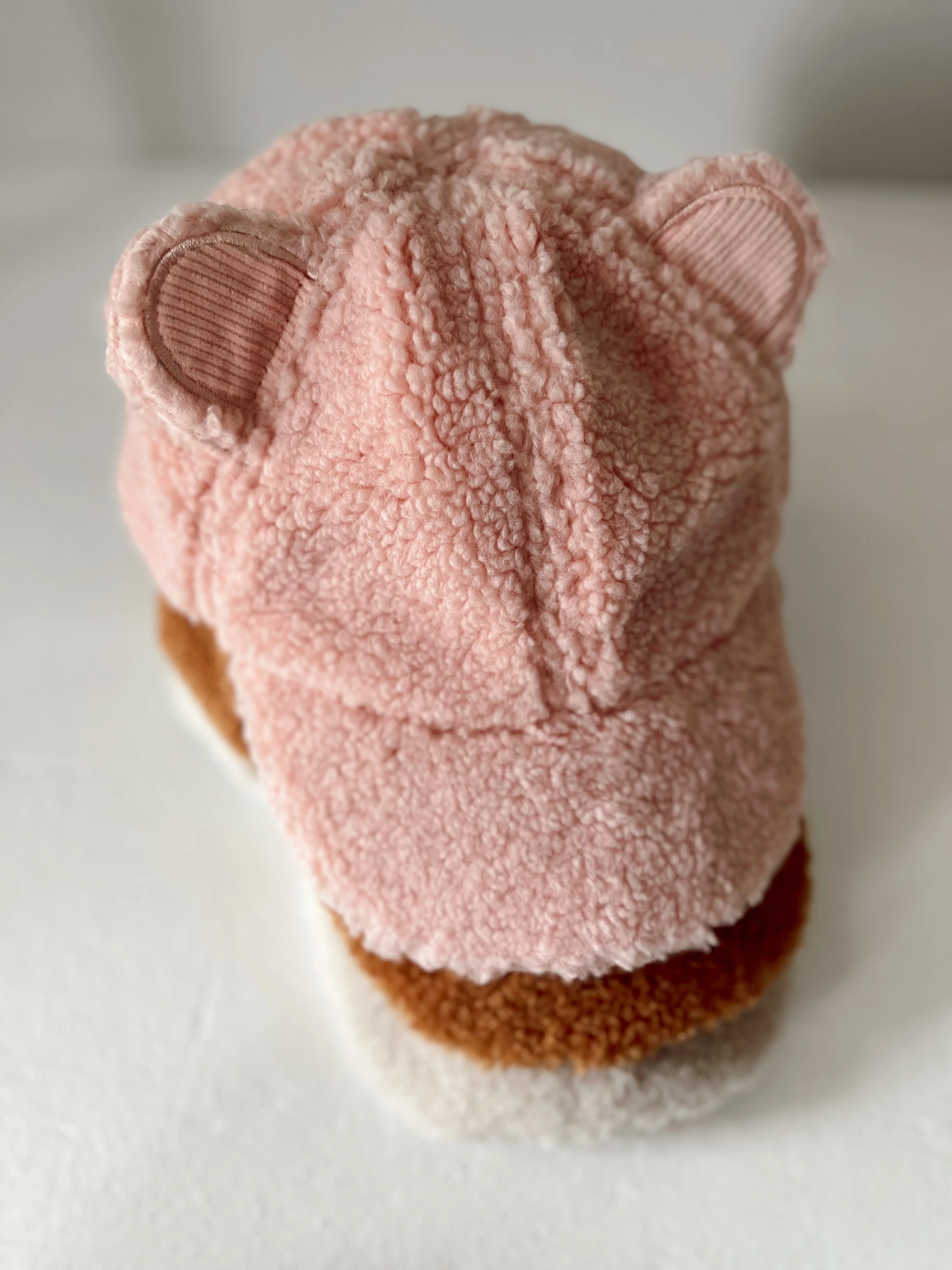 Sherpa Bear Hat, Rosey - Image 2