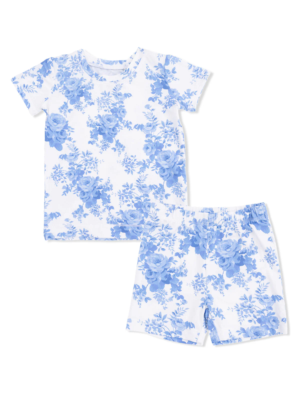 Short Loungewear Set, Dream Cottage Floral