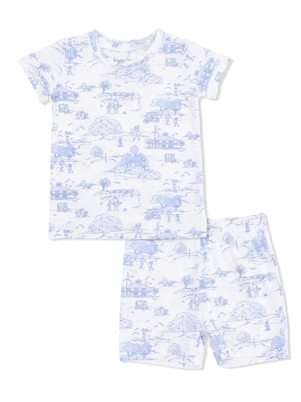 Short Loungewear Set, Golf Toile
