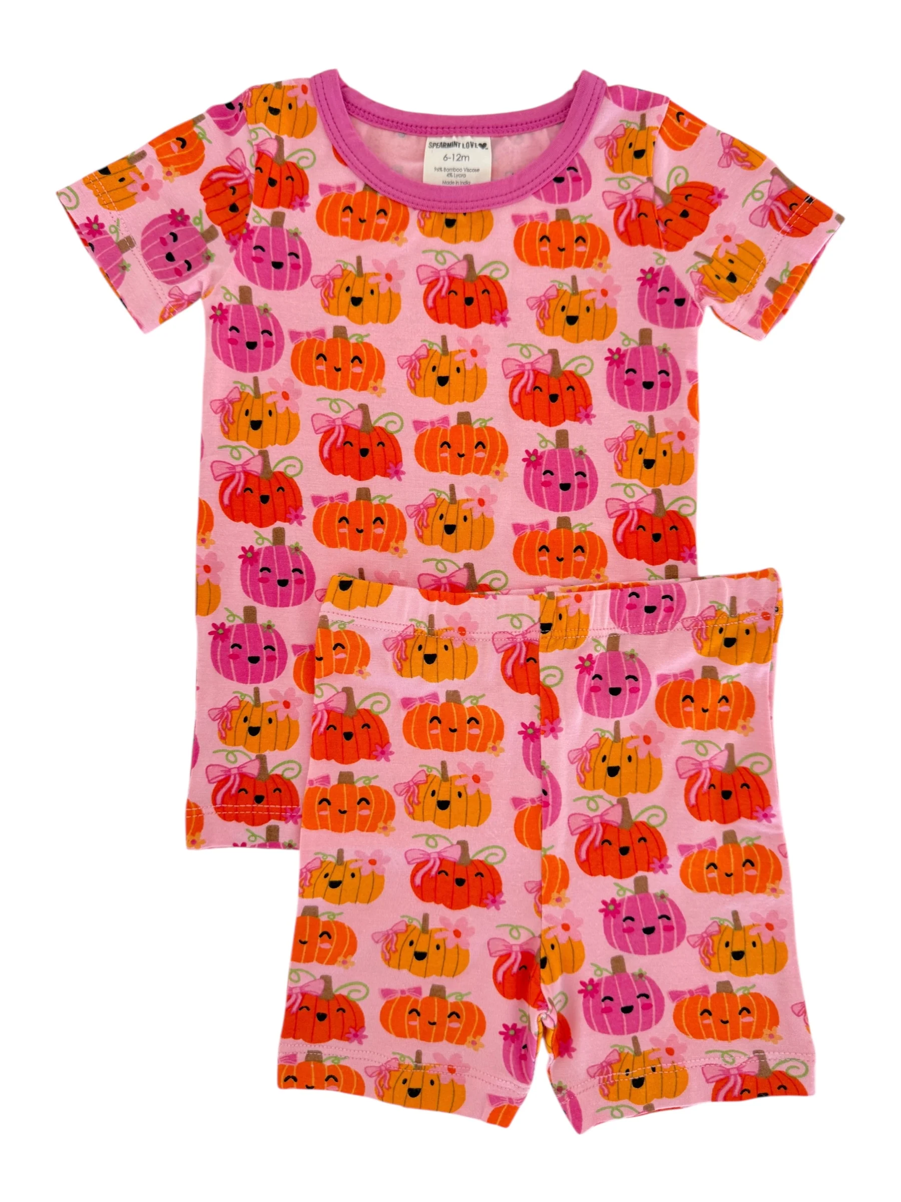 Short Sleeve 2-Piece Set, Pumpkin Girlies - Image 5