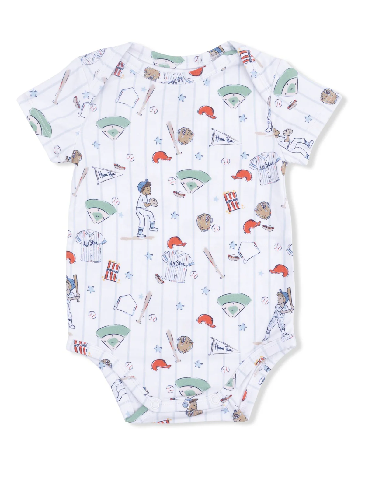 Short Sleeve Bodysuit, Home Run Baseball