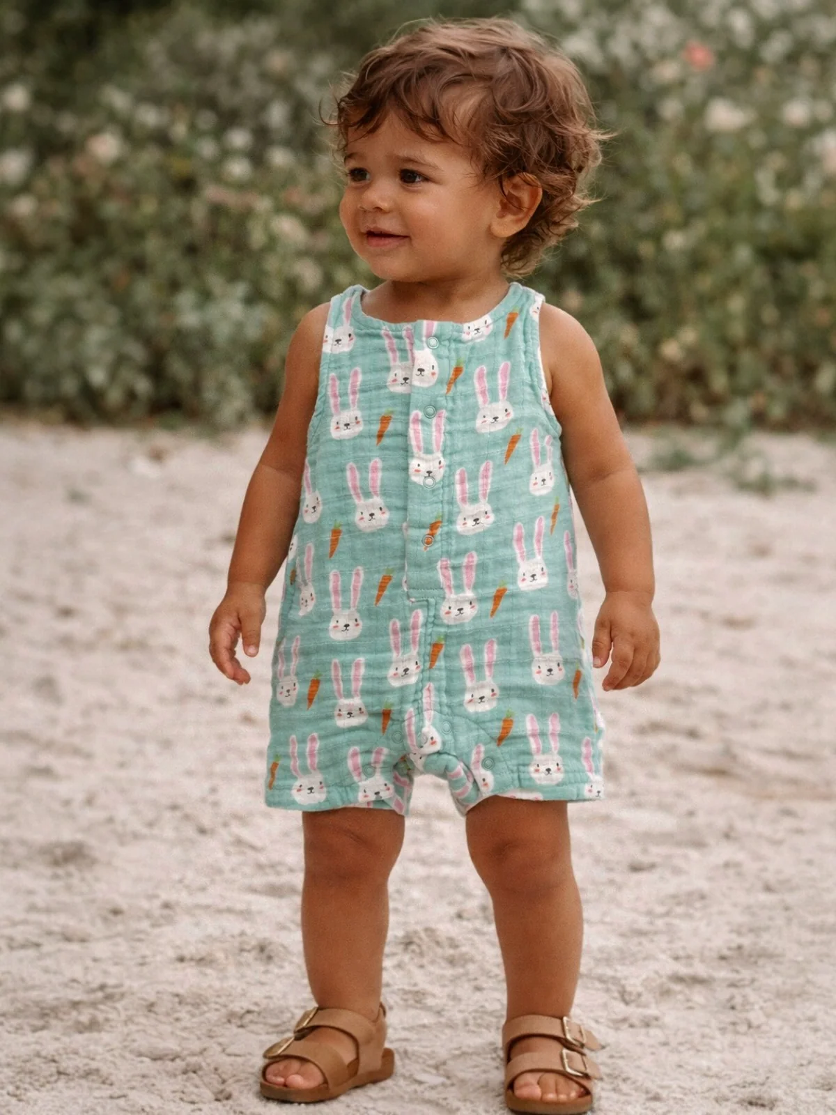 Shortie Romper, Brother Bunny