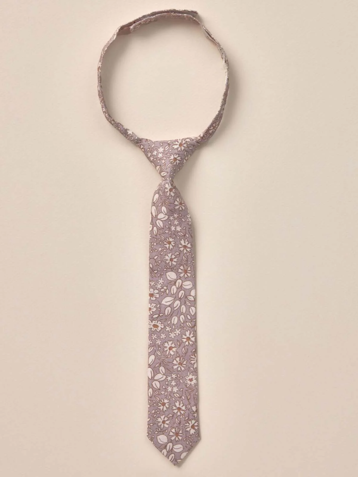 Skinny Tie, Lavender Bloom