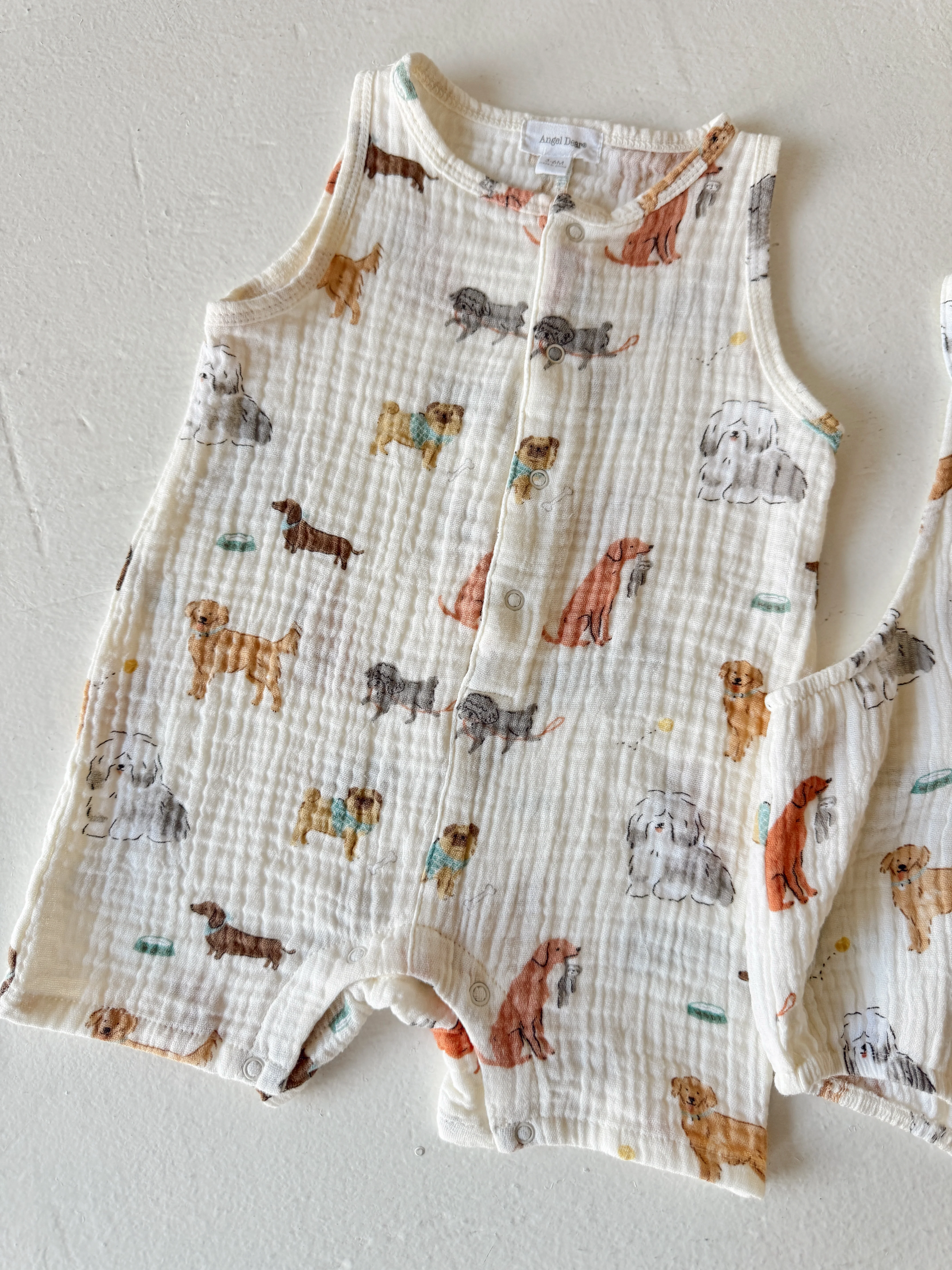 Sleeveless Shortie Romper, Awesome Dogs - Image 3