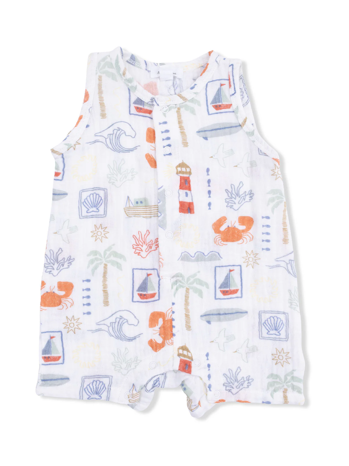 Sleeveless Shortie Romper, Club Mediterranean