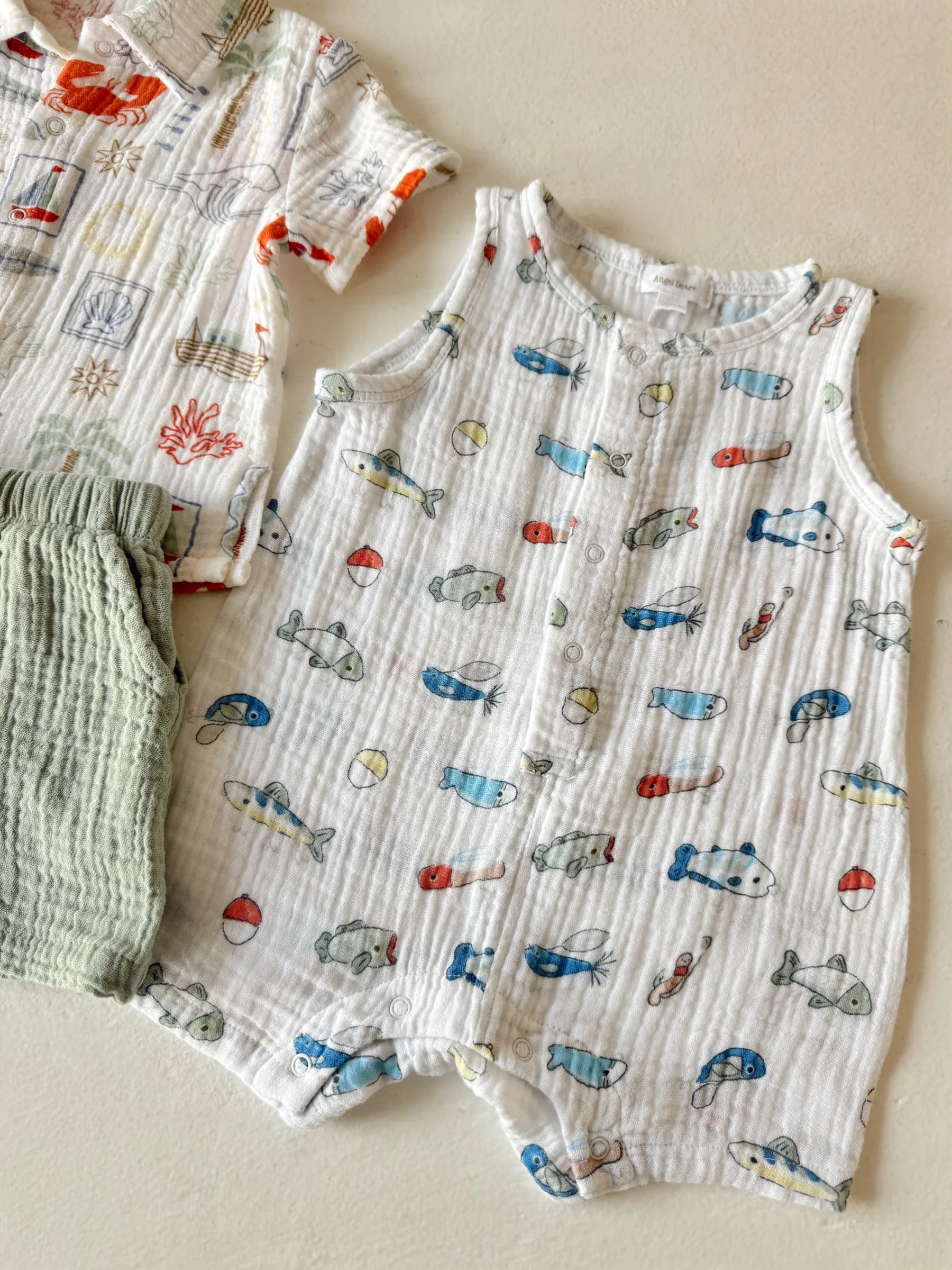 Sleeveless Shortie Romper, Fishing Lures - Image 2