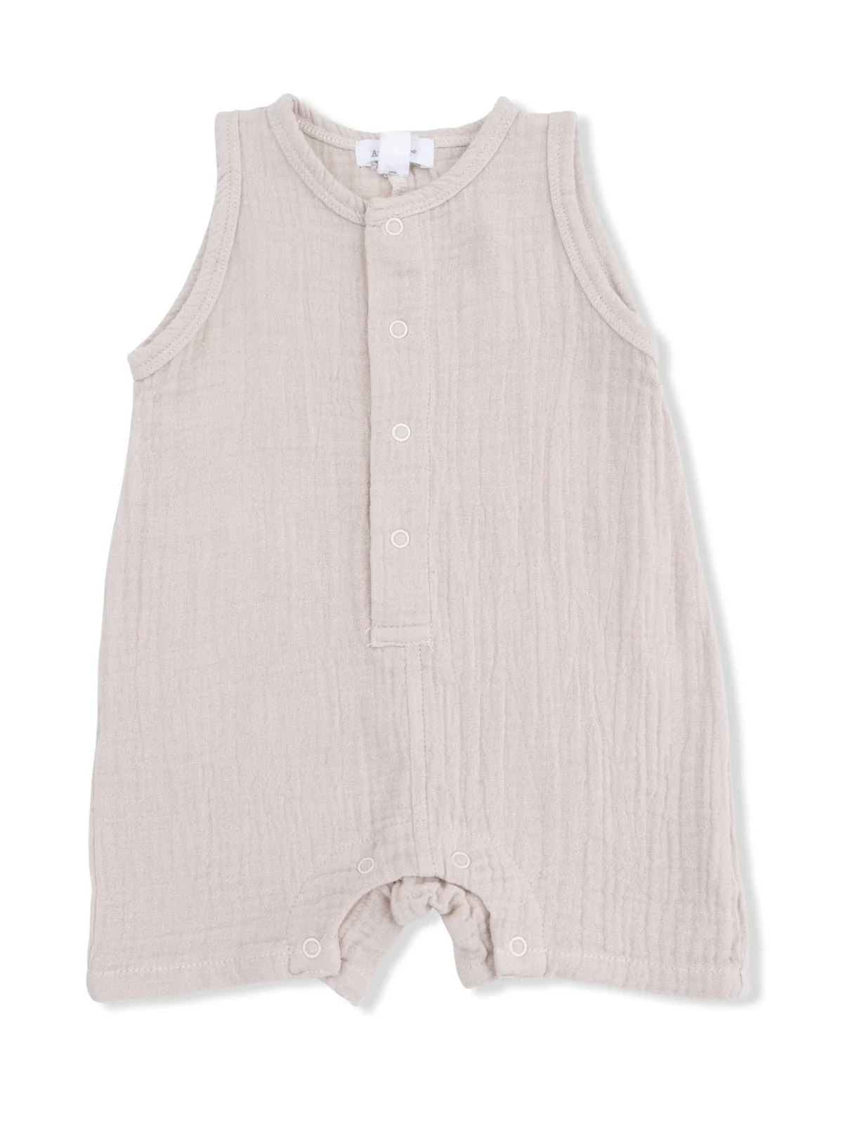 Sleeveless Shortie Romper, French Oak