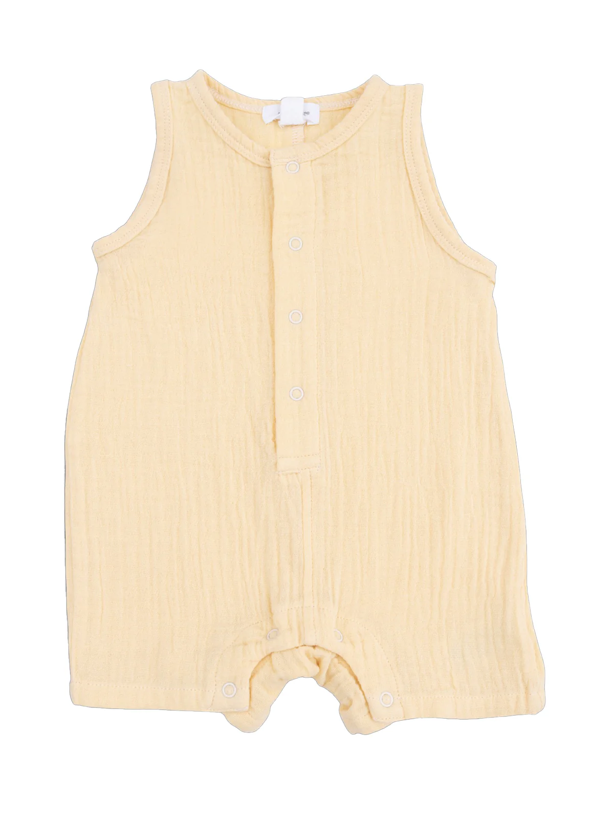 Sleeveless Shortie Romper, Italian Straw