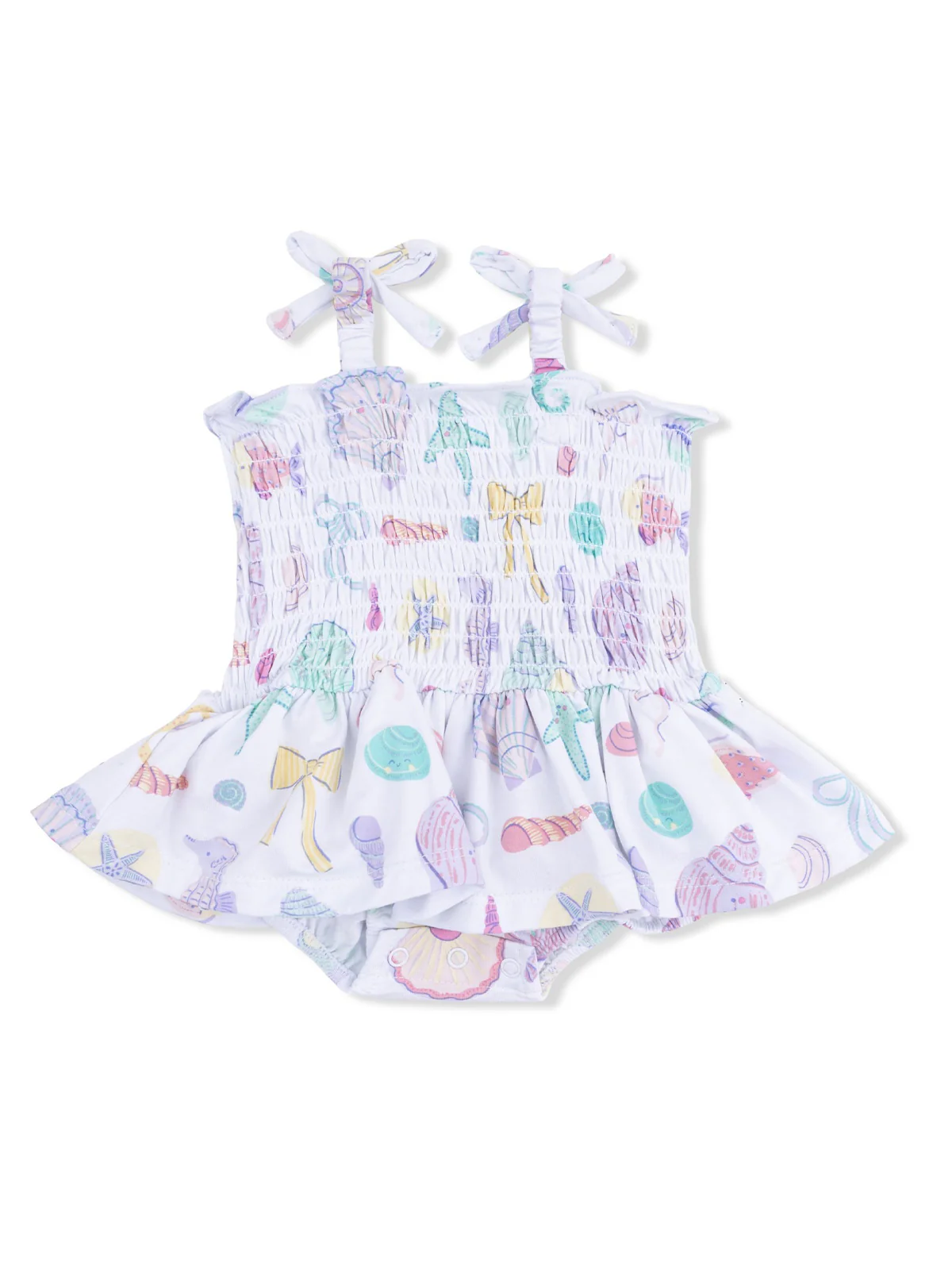 Smocked Bubble w/ Skirt, Beach Days