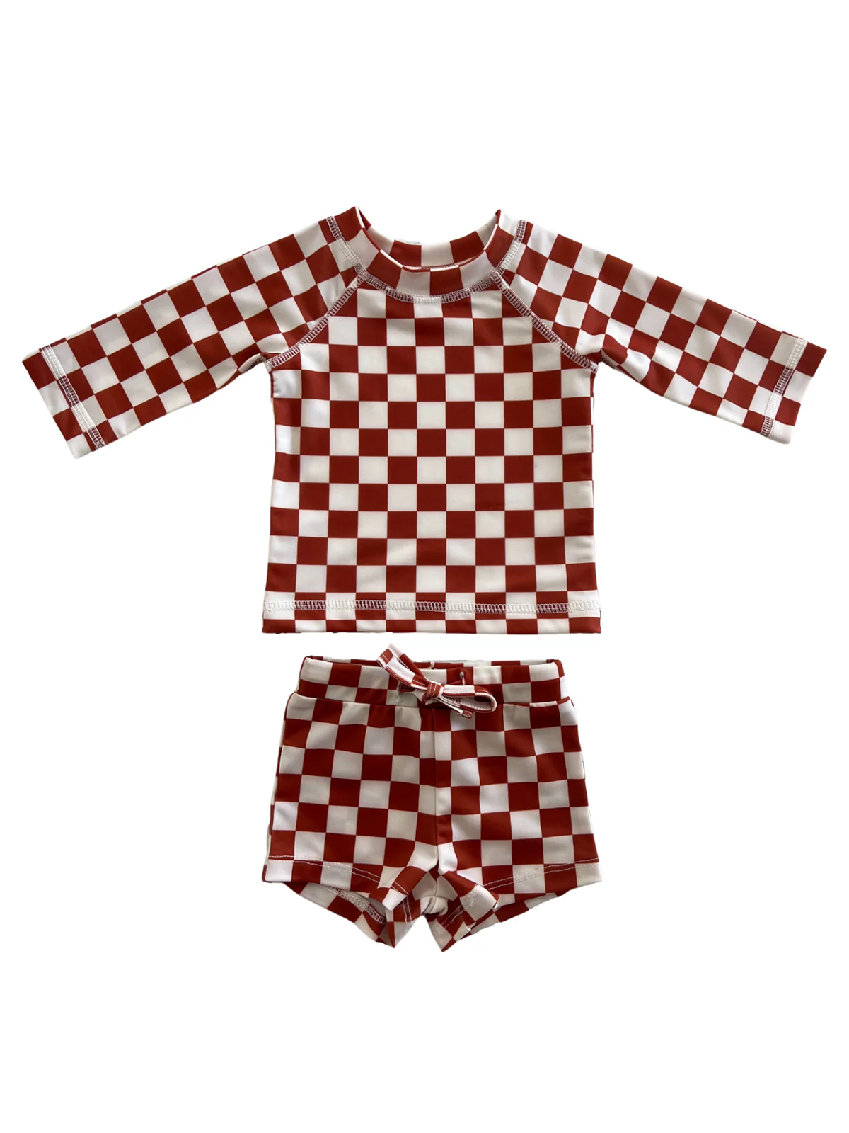 Stracciatella Checkerboard / Mar Rashguard Set / UPF 50+
