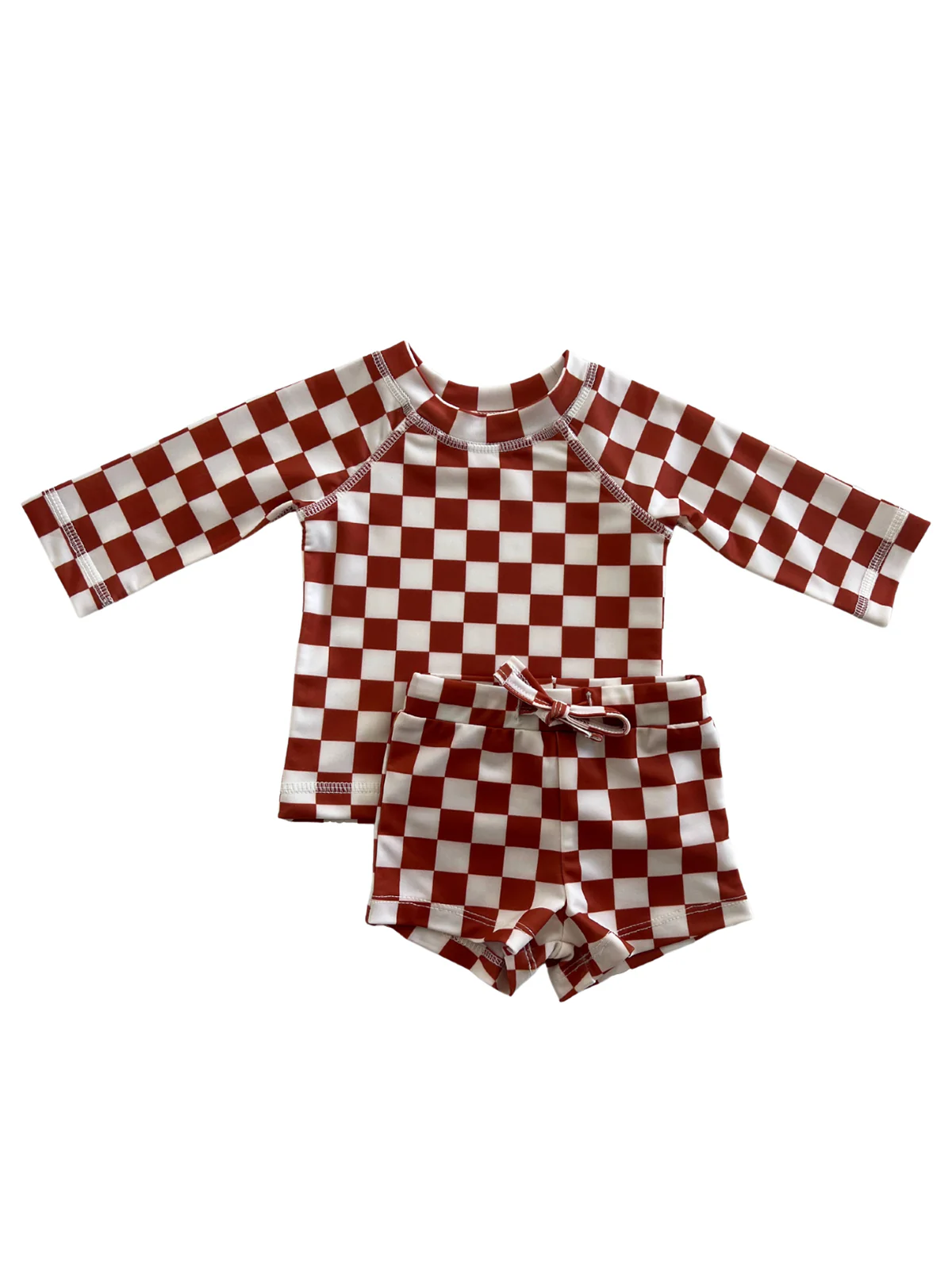 Stracciatella Checkerboard / Mar Rashguard Set / UPF 50+ - Image 2
