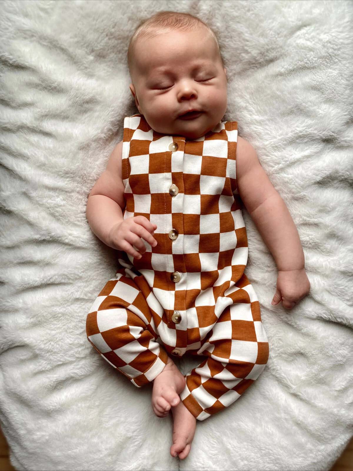 Stracciatella Checkerboard / Organic Bay Jumpsuit - Image 5