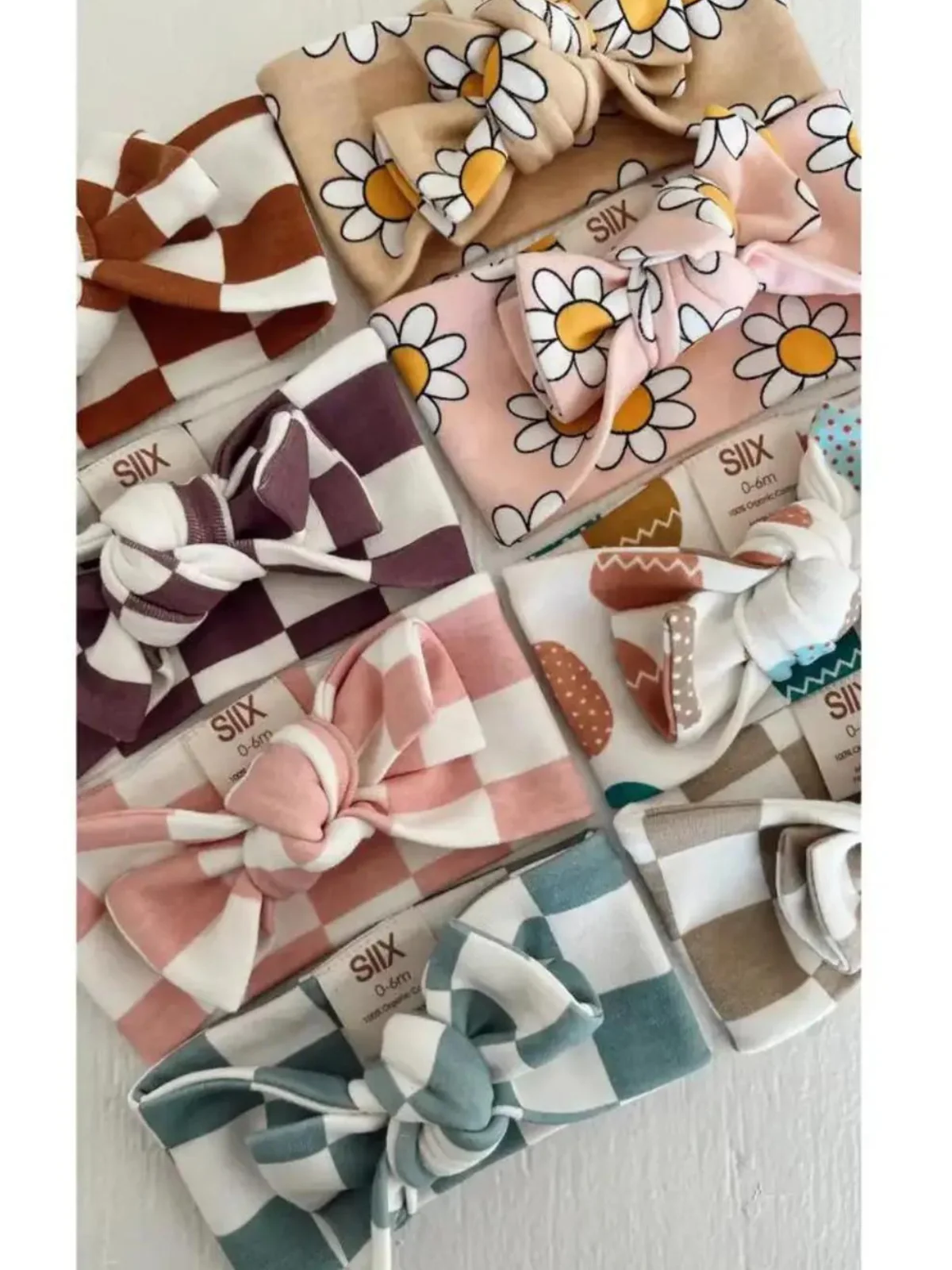 Stracciatella Checkerboard / Organic Bow - Image 3