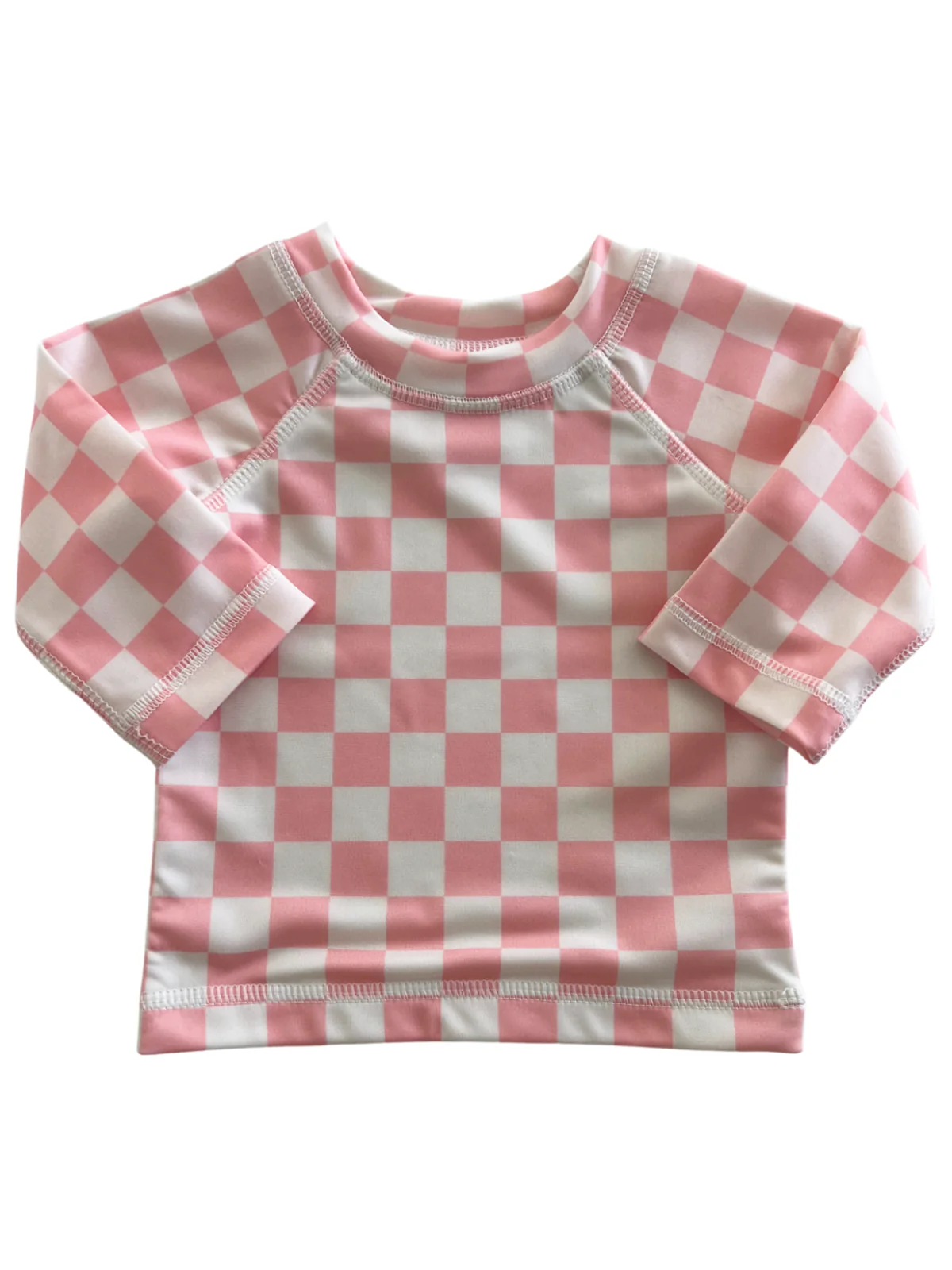 Strawberry Shortcake Checkerboard / Maui Rashguard / UPF 50+